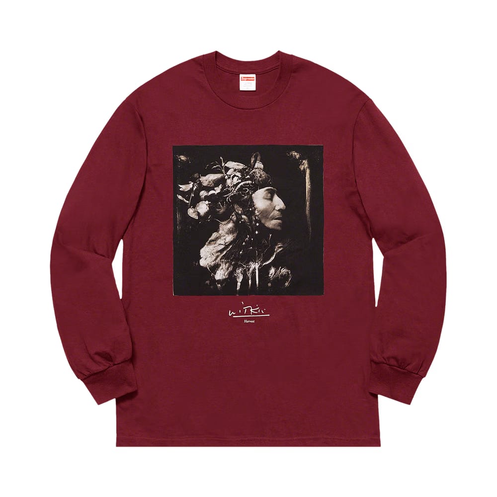 Supreme x Joel-Peter Witkin Harvest Long-Sleeve T-Shirt Burgundy