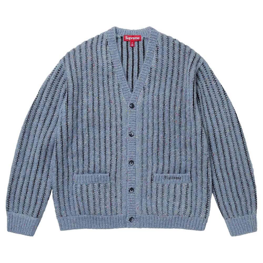 Supreme Confetti Cardigan Slate