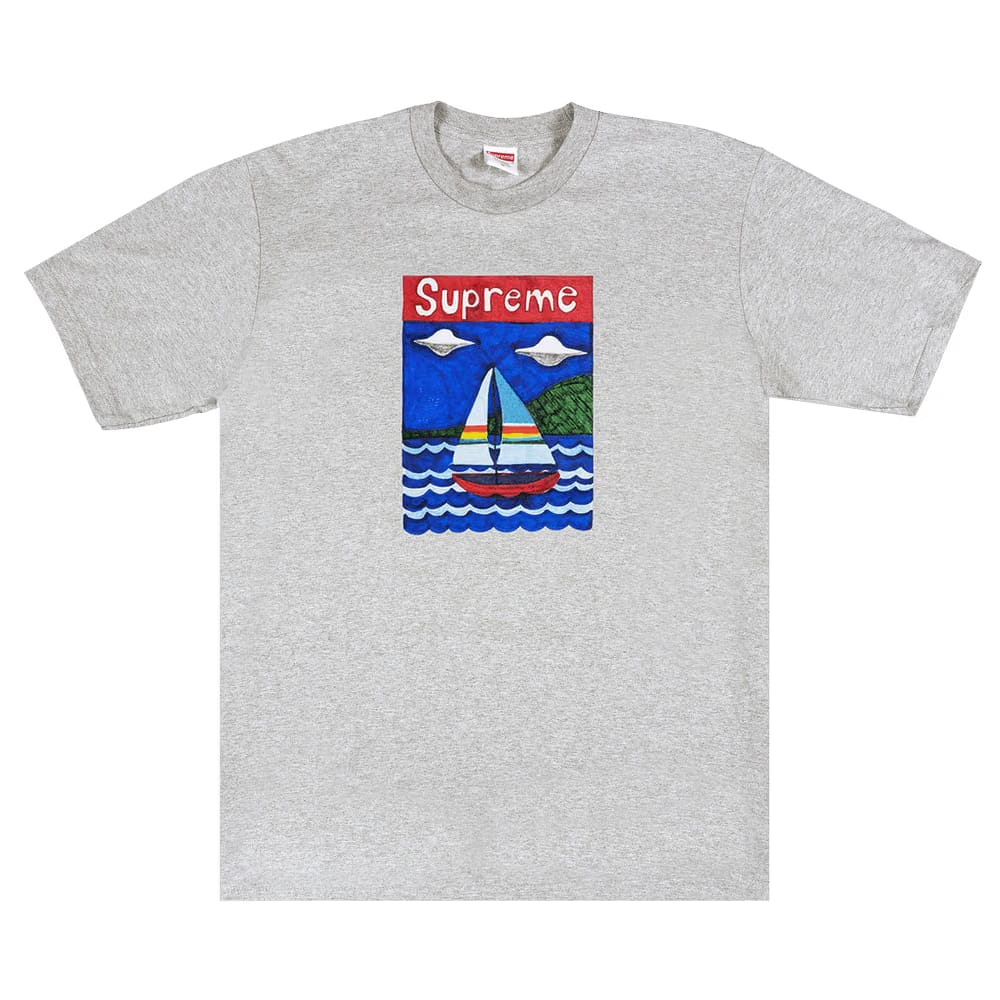 Supreme Sailboat T-Shirt Heather Grey