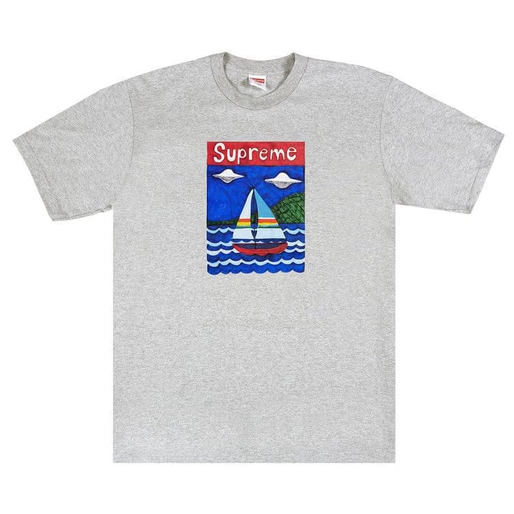 Supreme Sailboat T-Shirt Heather Grey
