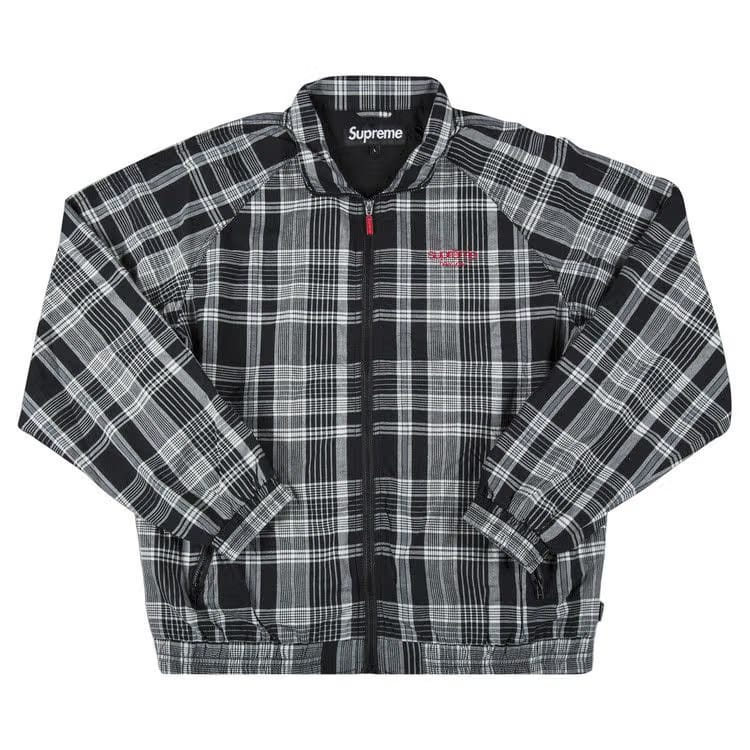 Supreme Madras Track Jacket Black