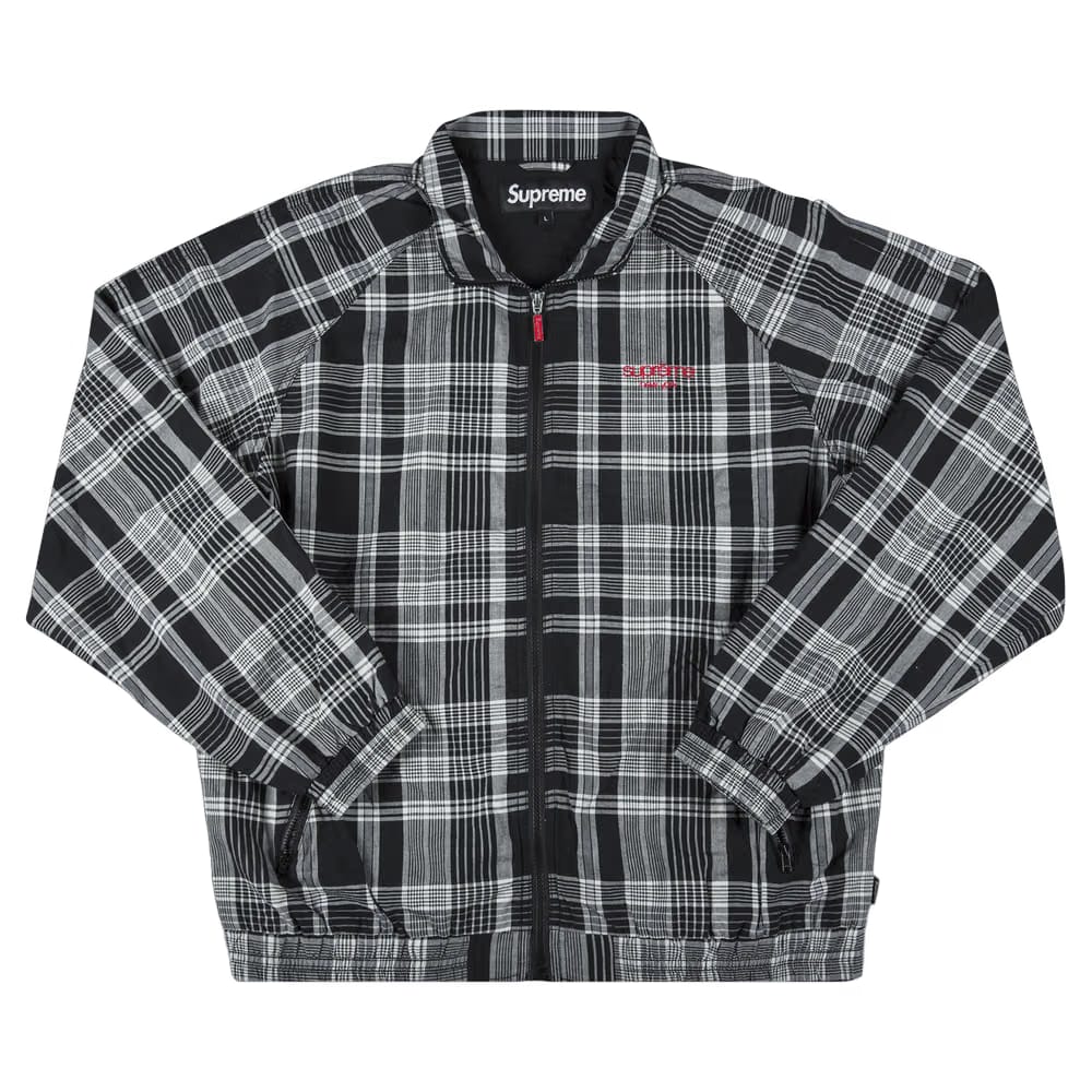 Supreme Madras Track Jacket Black