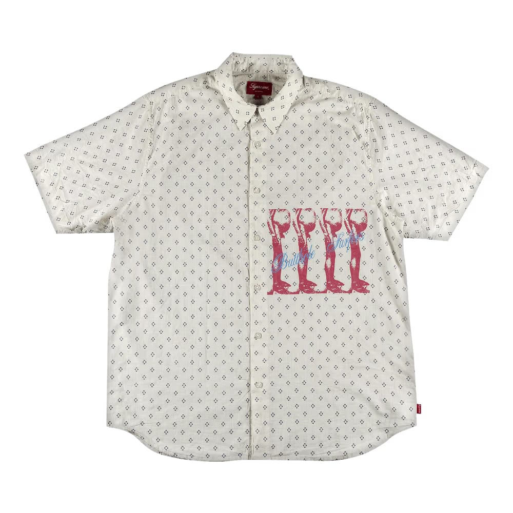 Supreme x Butthole Surfers Shorts-Sleeve Shirt White