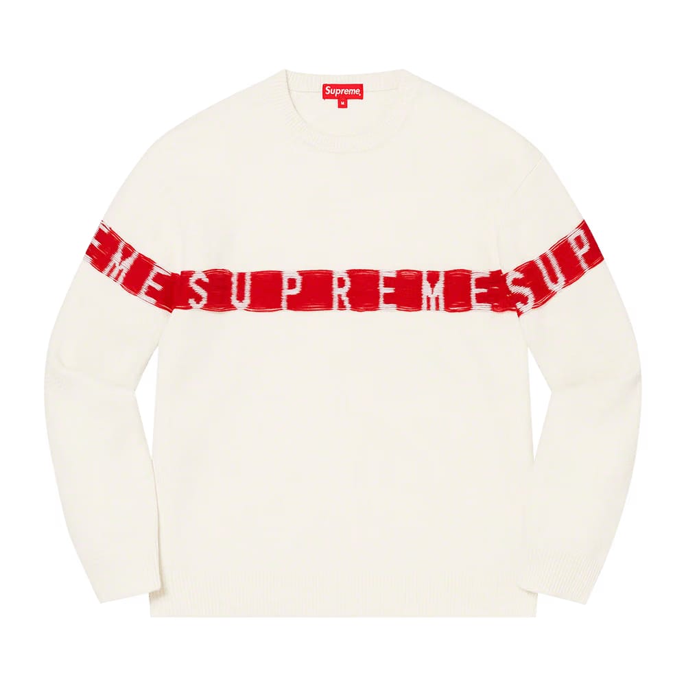 Supreme Inside Out Logo Sweater White