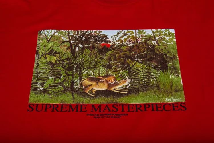 Supreme Masterpieces T-Shirt Red