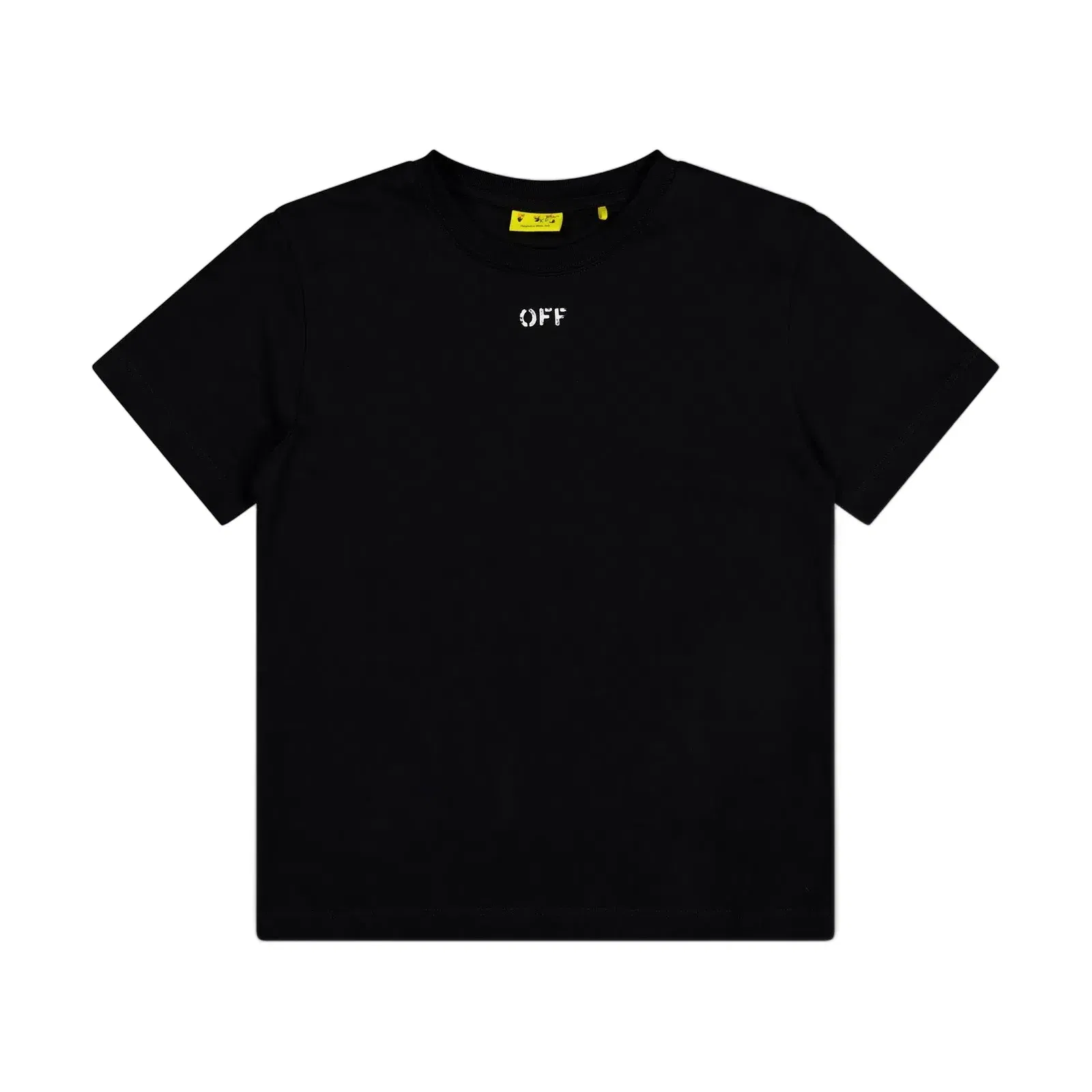 OFF WHITE Kids Regular Fit T-Shirt Black