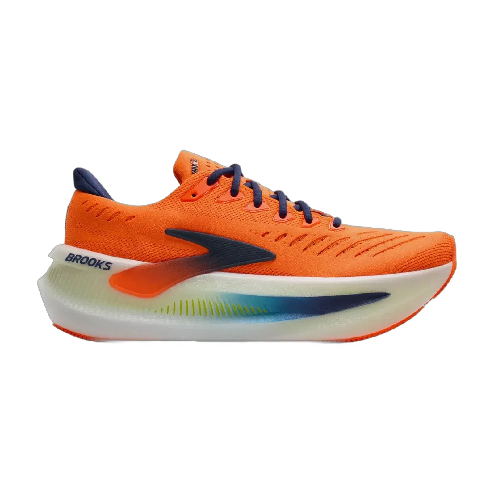 Brooks Glycerin Max 2 Orange Beacon Blue Nightlife