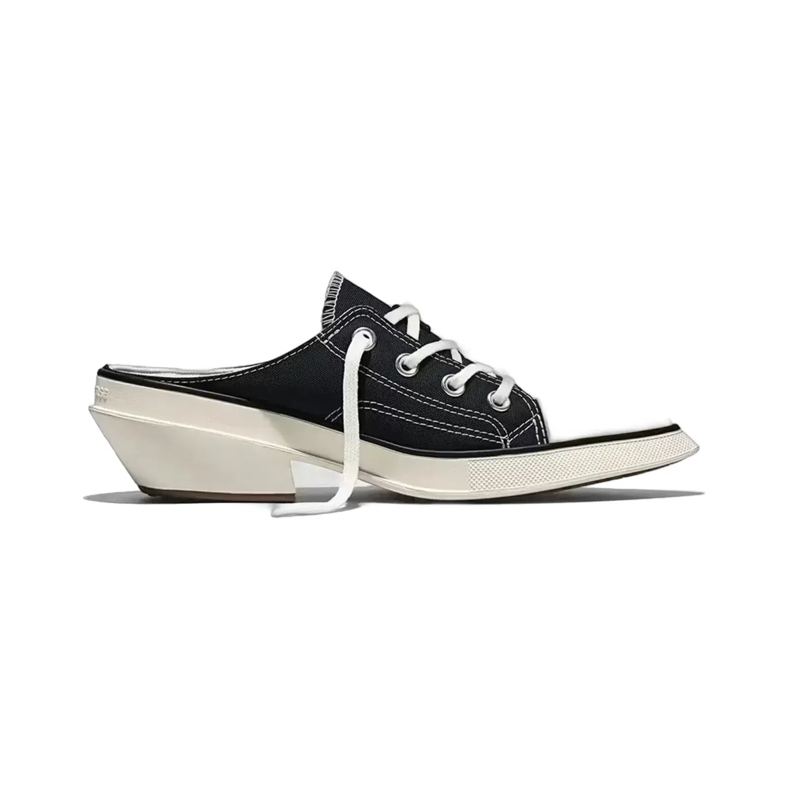 Converse CHUCK 70 DE LUXE POINTED MULE HEEL PLATFORM { BLACK/EGRET/WHITE