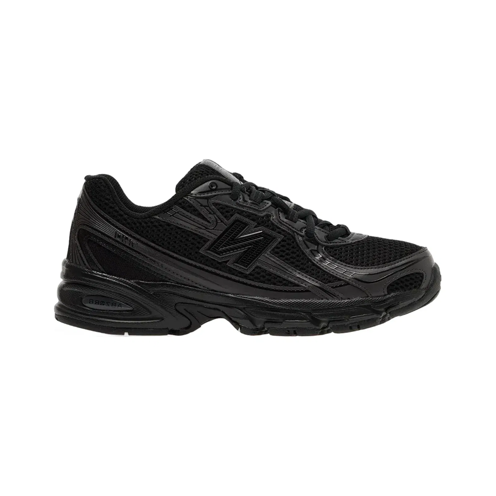 New Balance 740 { BLACK/BLACK CEMENT