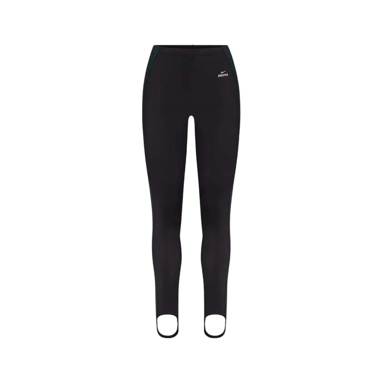 Nike x Skims Shine High-Waisted 26" Stirrup Leggings with Drawcord Obsidian Dark Teal