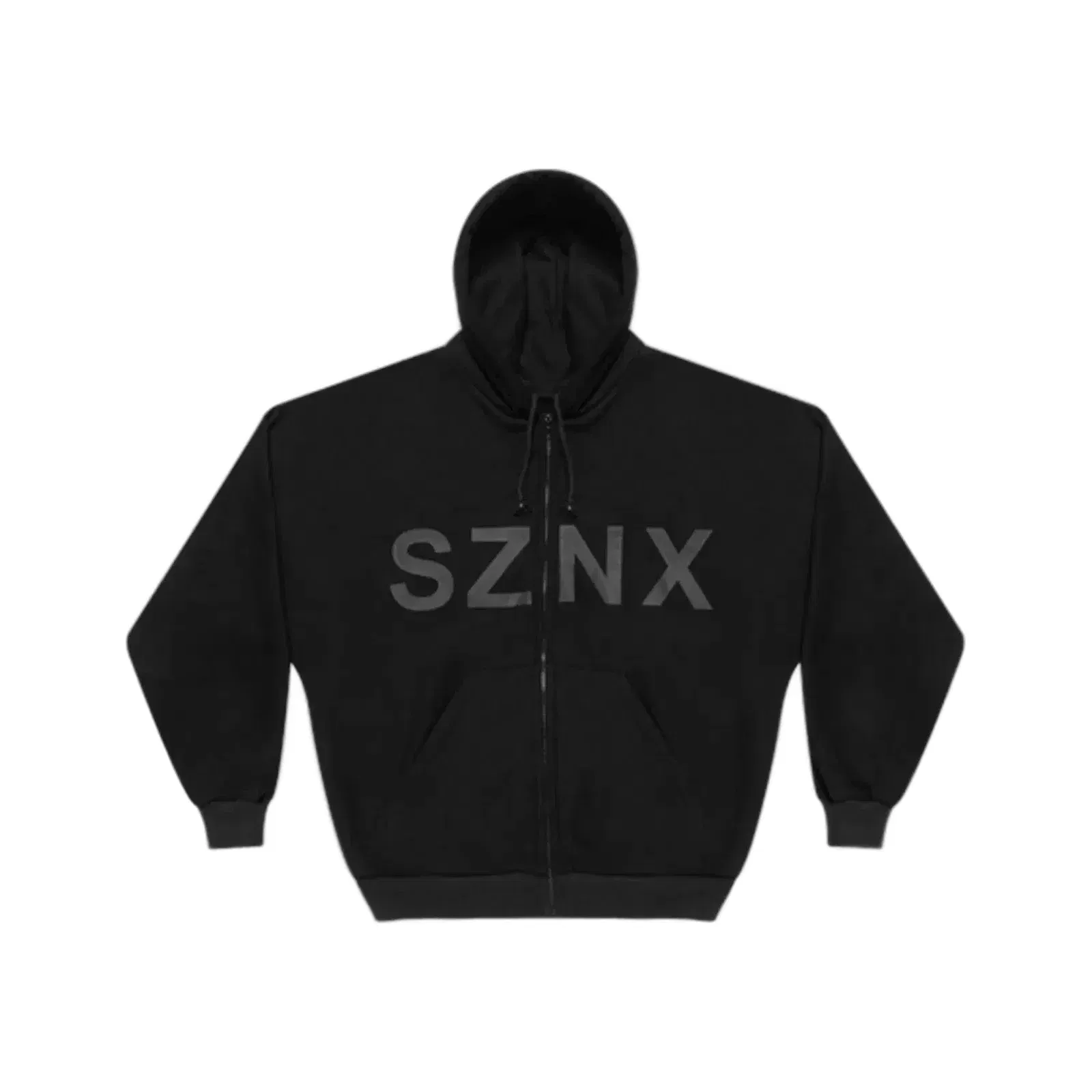 Yeezy by Kanye Black Zip Front SZNX Hoodie HD-10