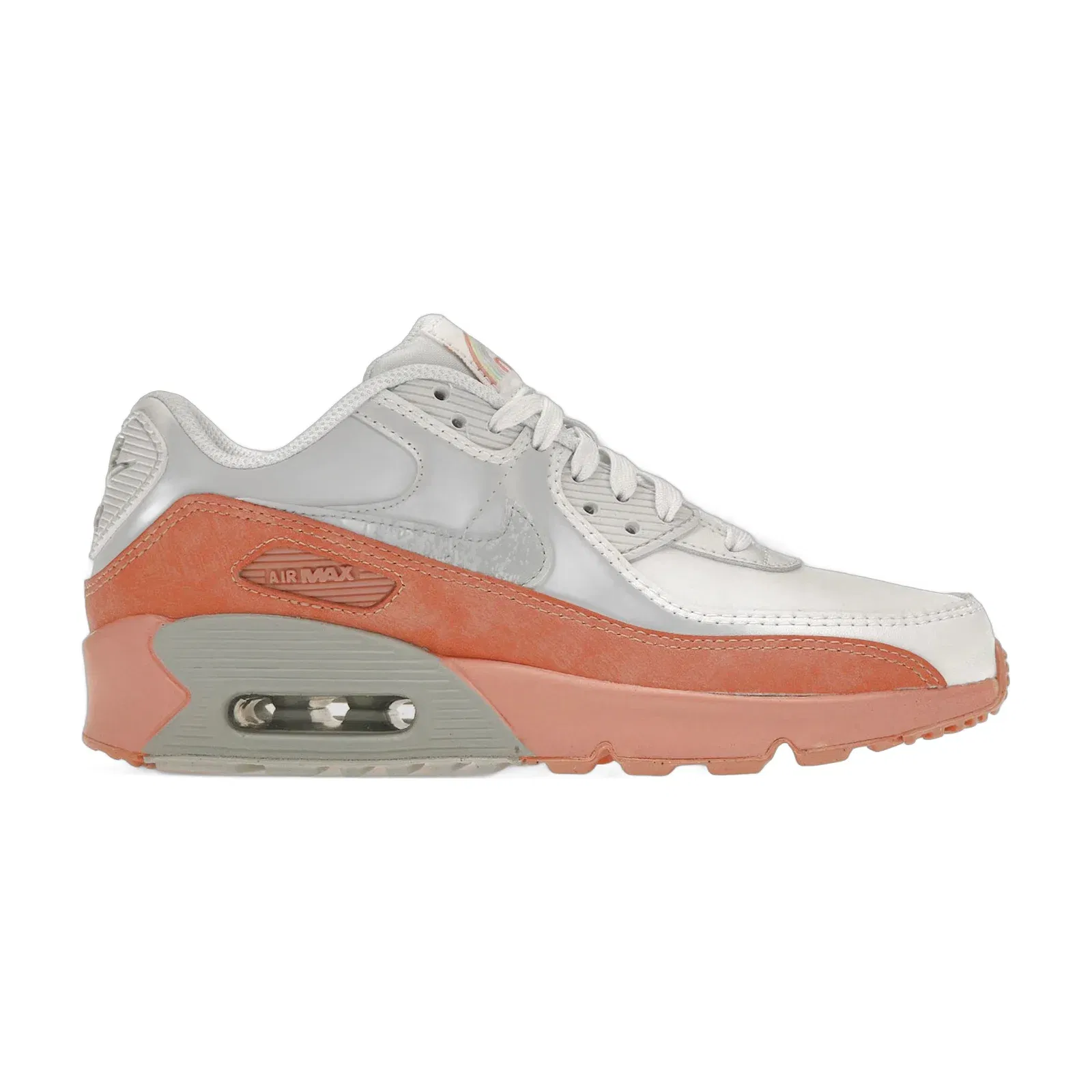 Nike Air Max 90 Leather Rainbow Salmon GS