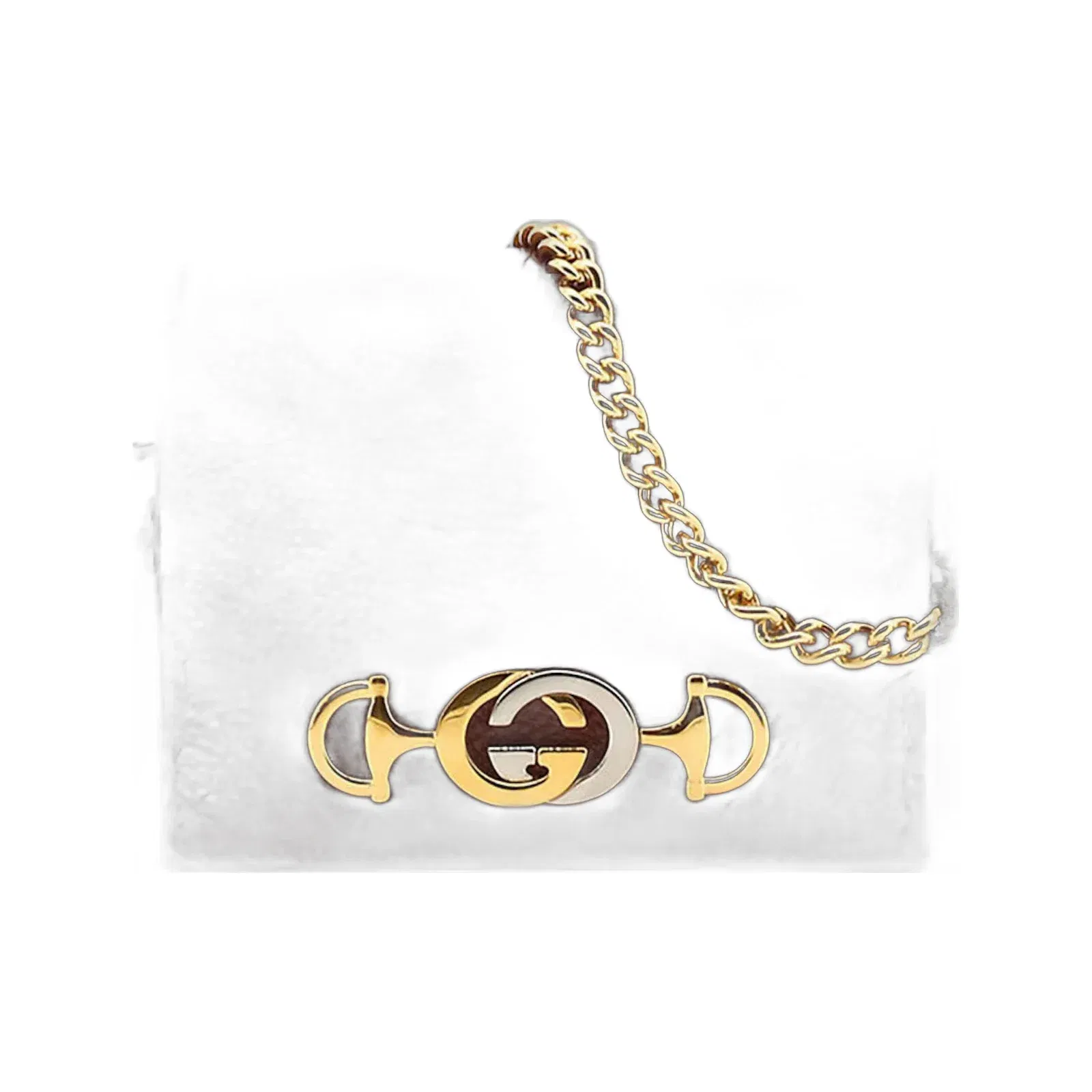Gucci Zumi Chain Wallet Burgundy