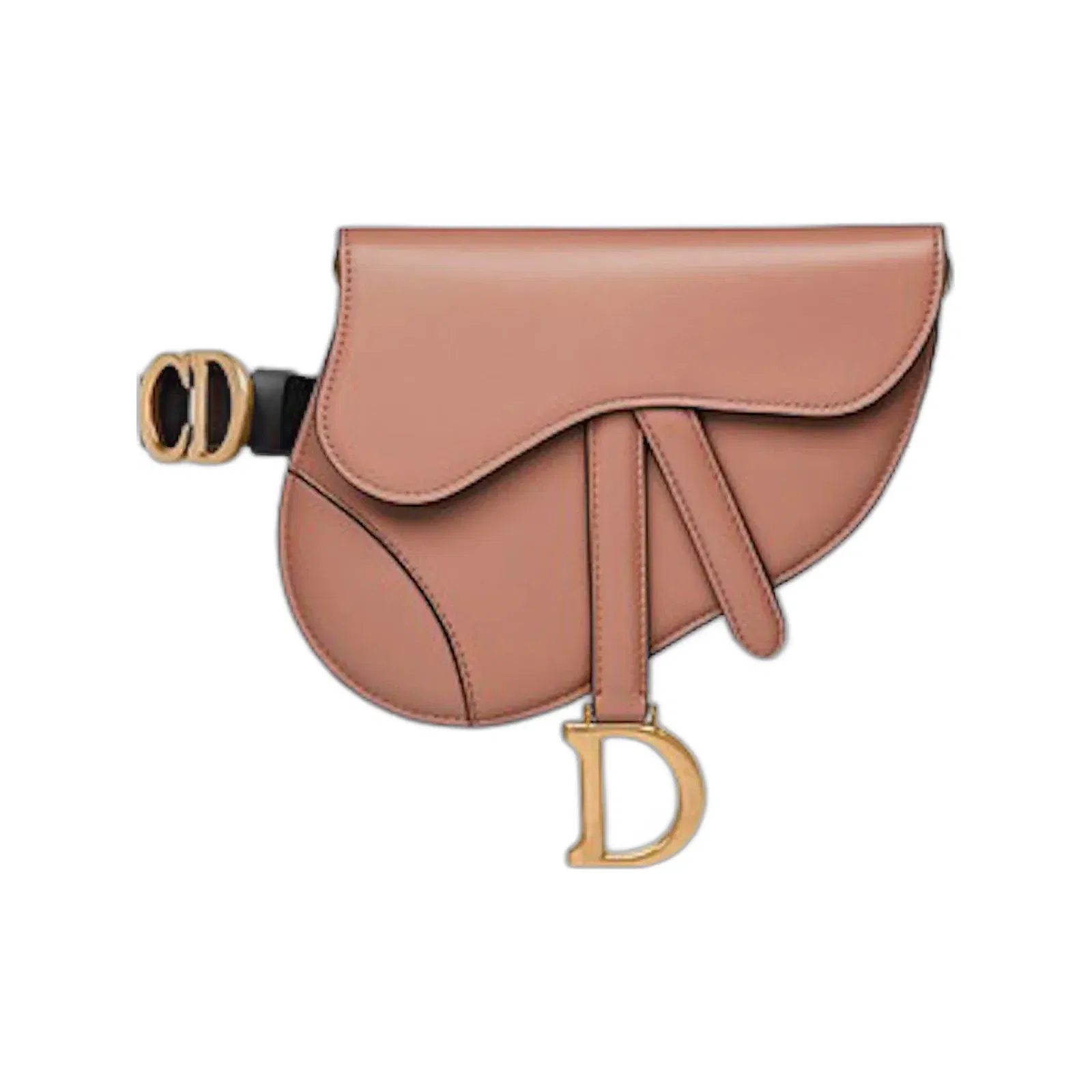 Dior Saddle Belt Bag Calfskin Blush