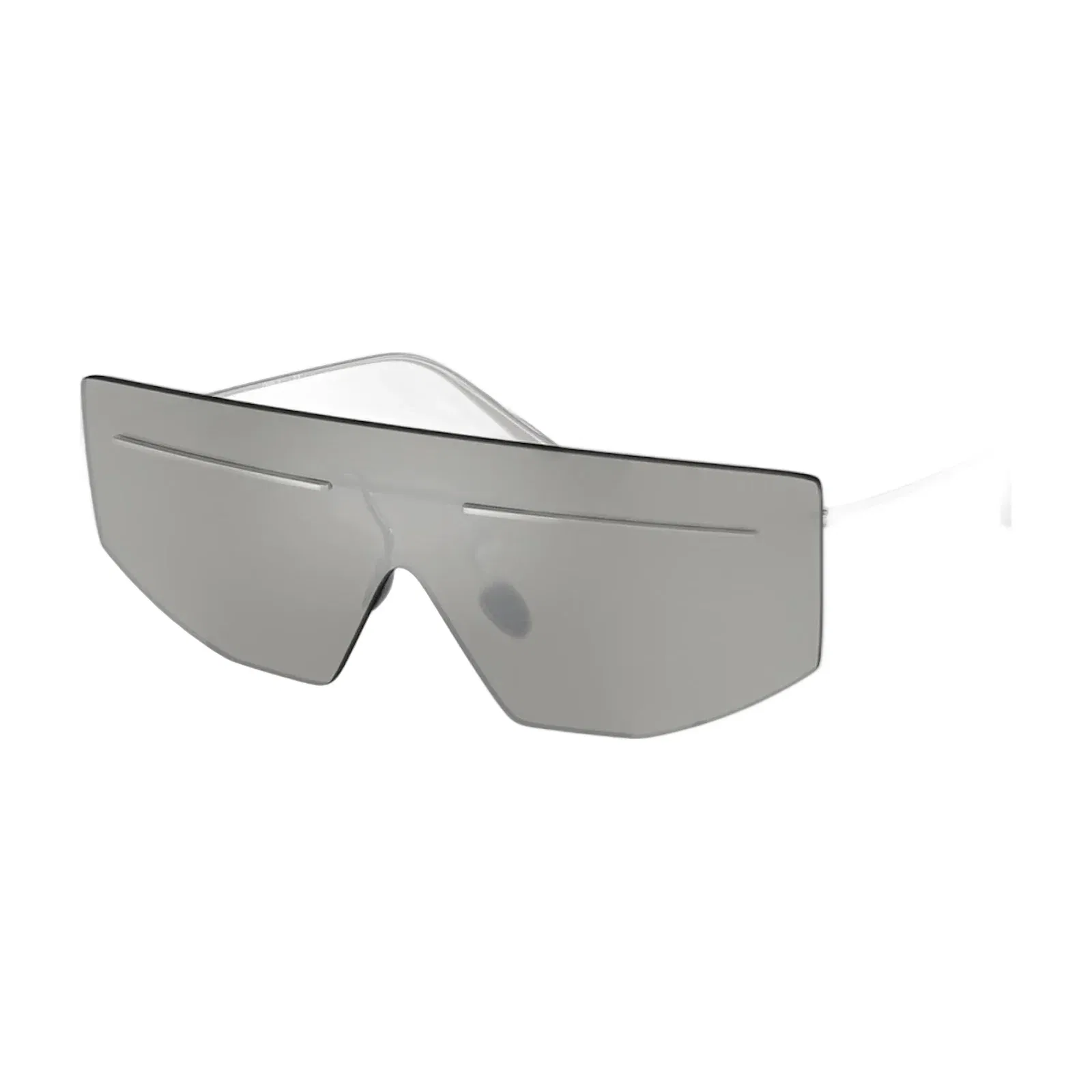 Prada Shield Sunglasses Silver Pr_B55S_1Bc60N_40Mm