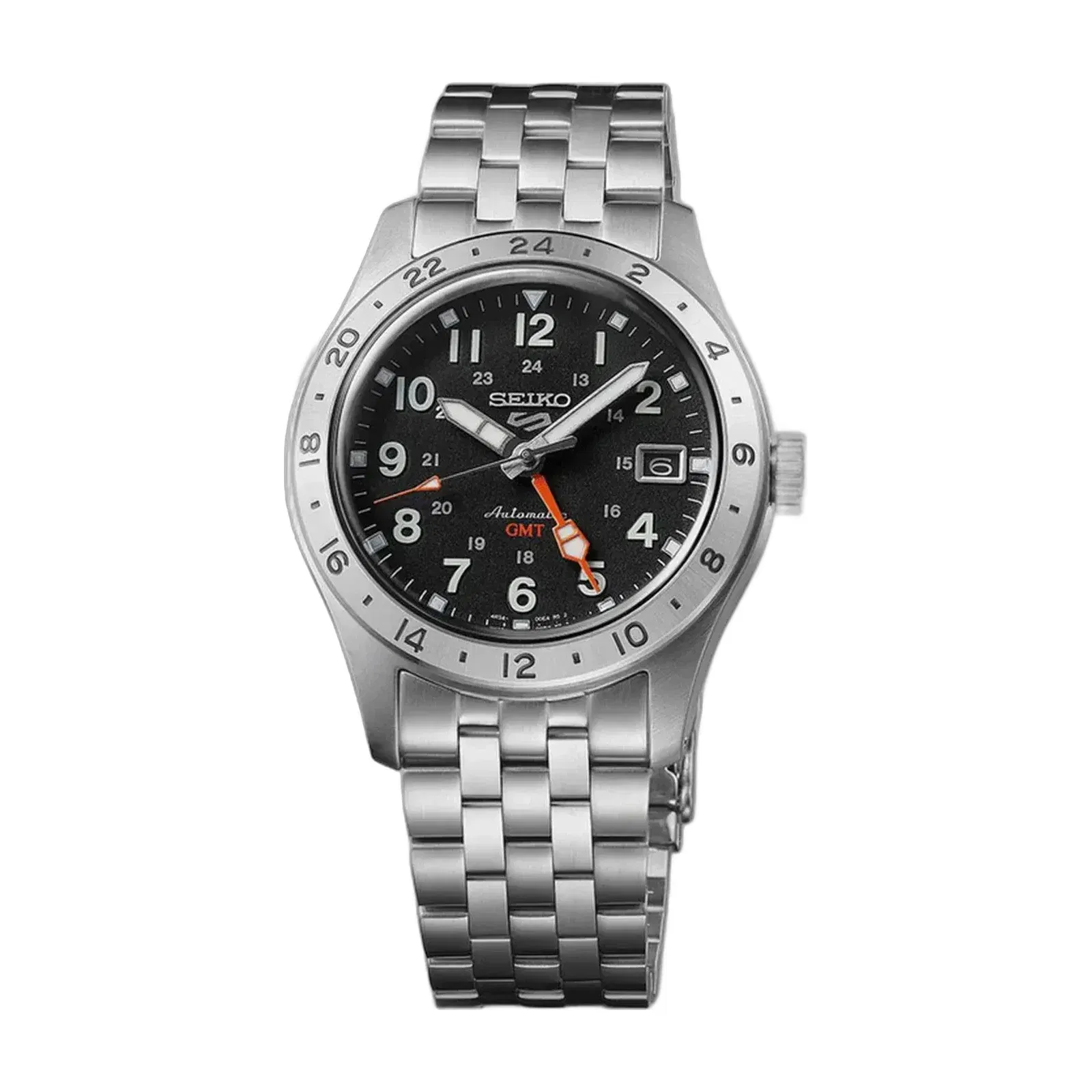 Seiko 5 Sports Field Sports Style Black Dial Stainless Steel Watch - SSK023K1