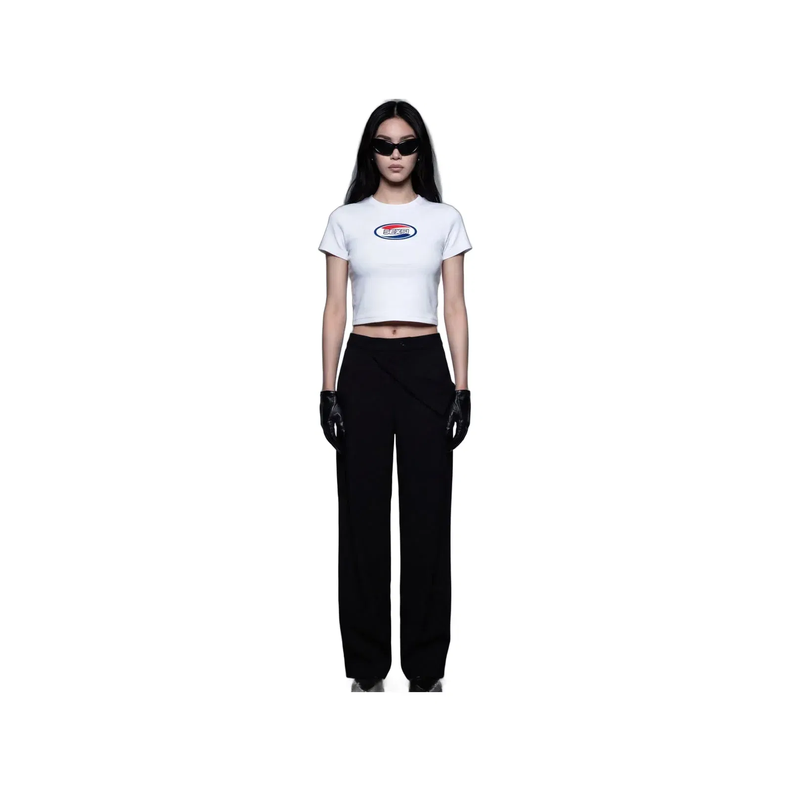 Forfksake Sexsi White Baby Tee