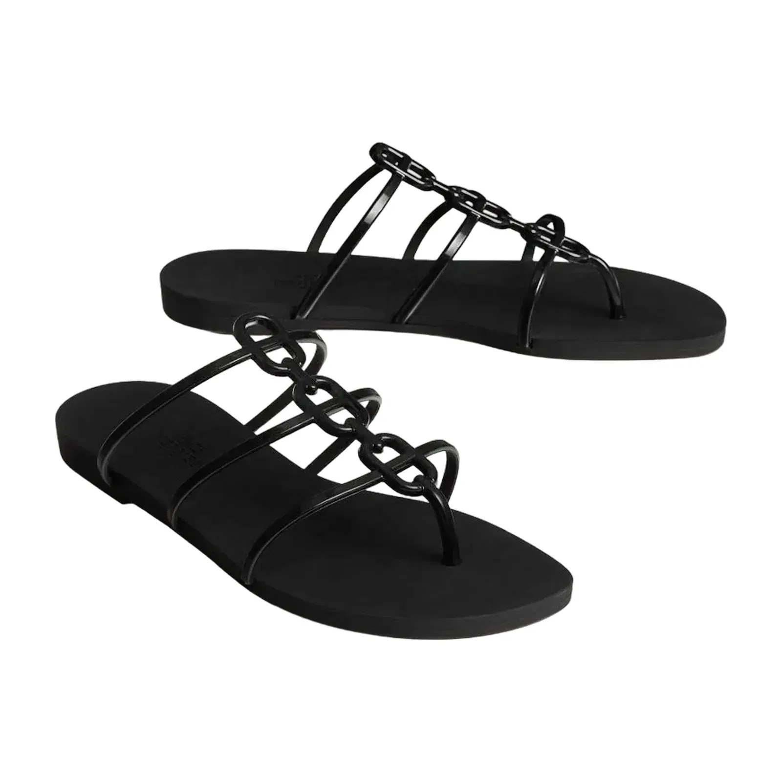 Hermes Mykonos Sandal - Noir