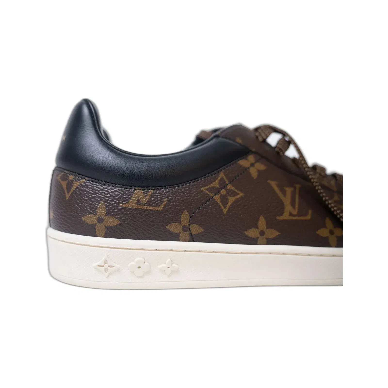 LOUIS VUITTON Luxembourg Sneakers Brown Logo Monogram (UK 7)