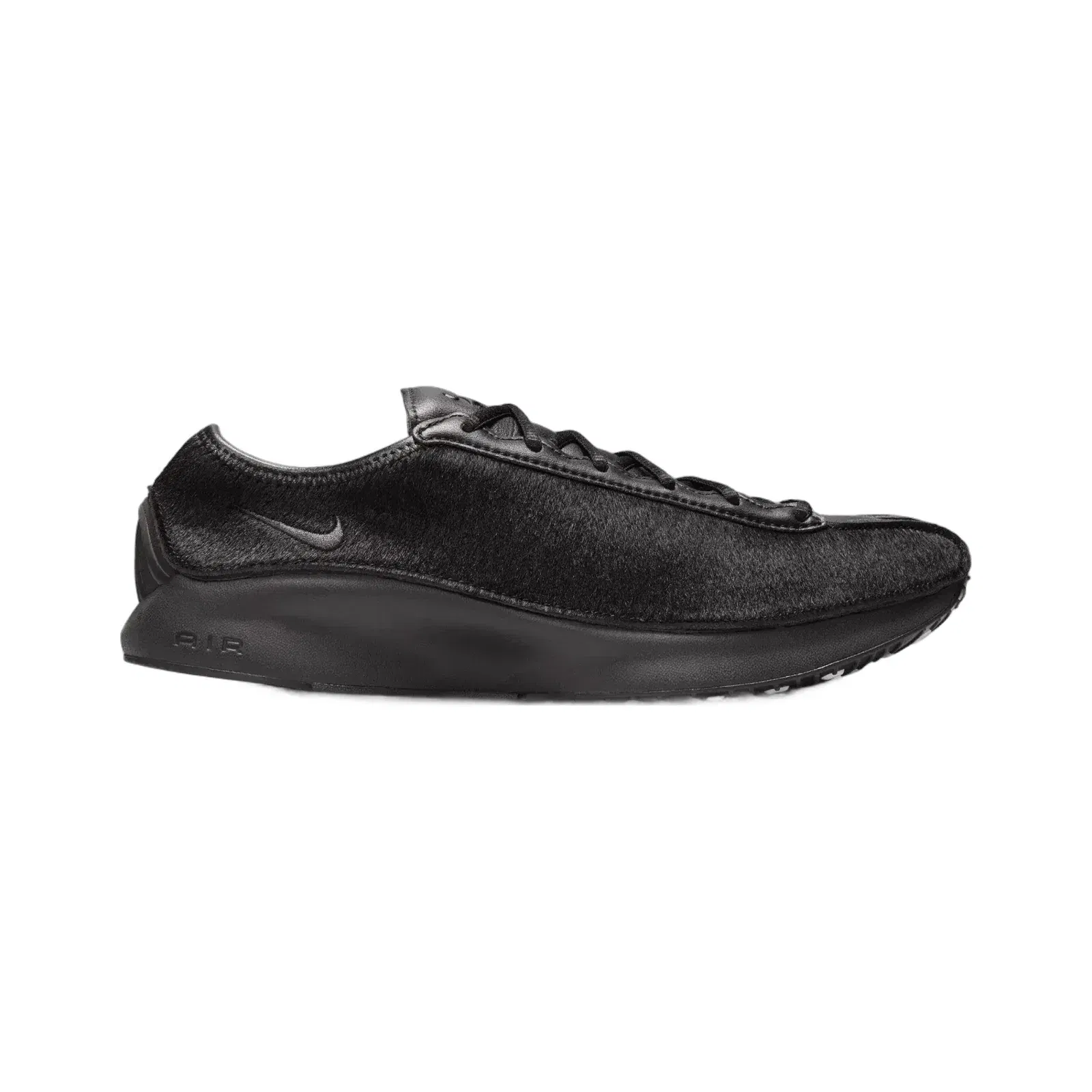Nike AIR SUPERFLY LX PONY HAIR LEATHER { BLACK/OFF NOIR-PHOTON DUST