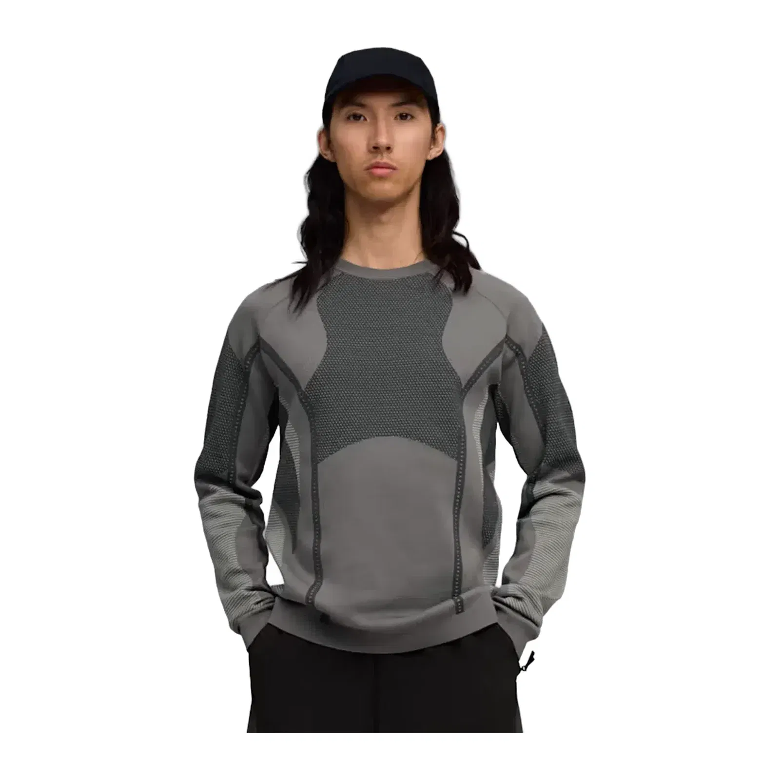 PUMA x SAN SAN GEAR KNIT SWEATER { COOL MID GRAY