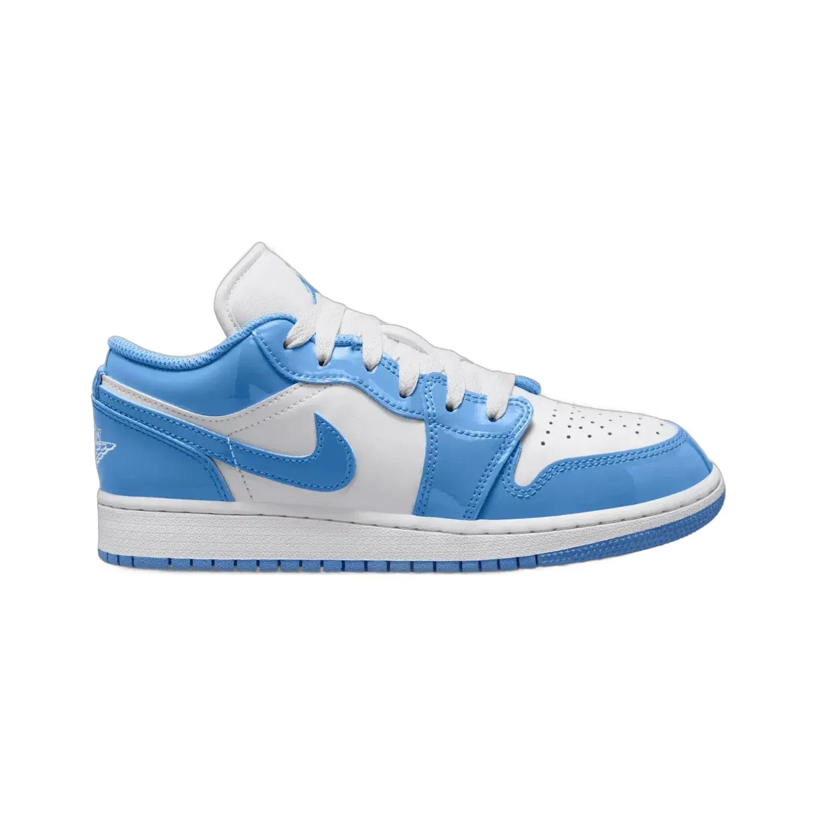 JORDAN AIR JORDAN 1 LOW SE (GS) { WHITE/LEGEND BLUE