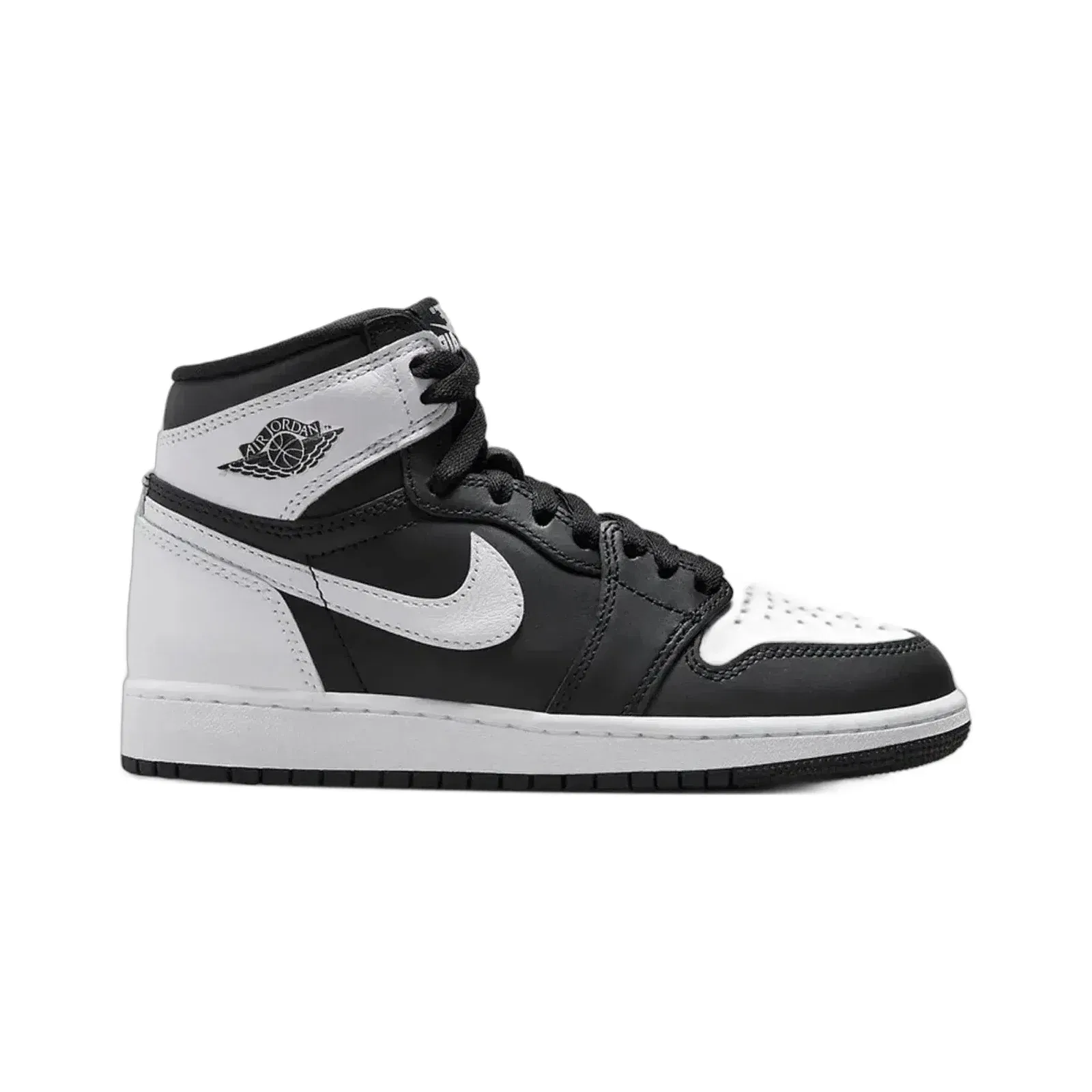 Jordan AIR JORDAN 1 HIGH OG (GS) { BLACK/WHITE-WHITE