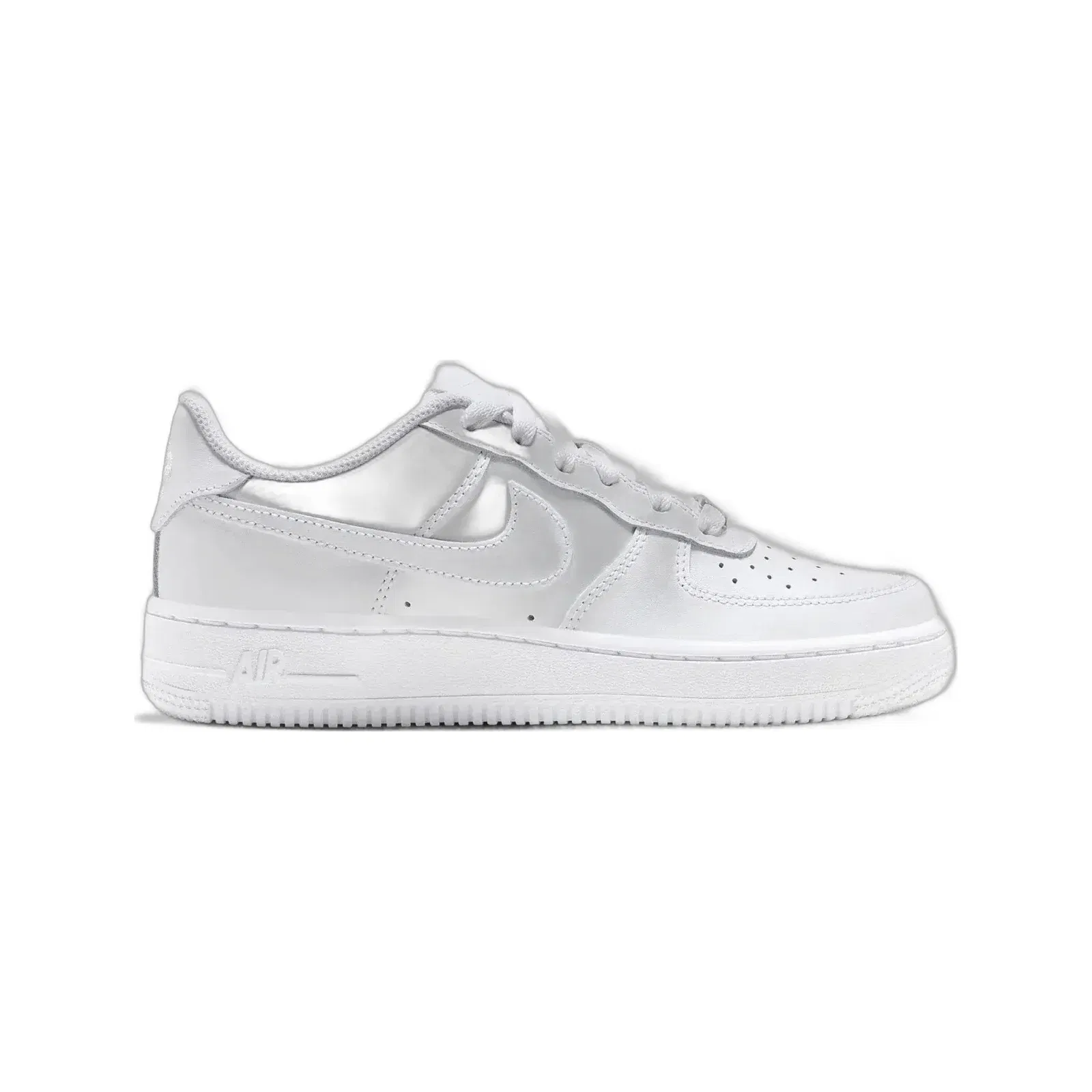 Nike AIR FORCE 1 LE (GS) "WHITE/WHITE/WHITE"