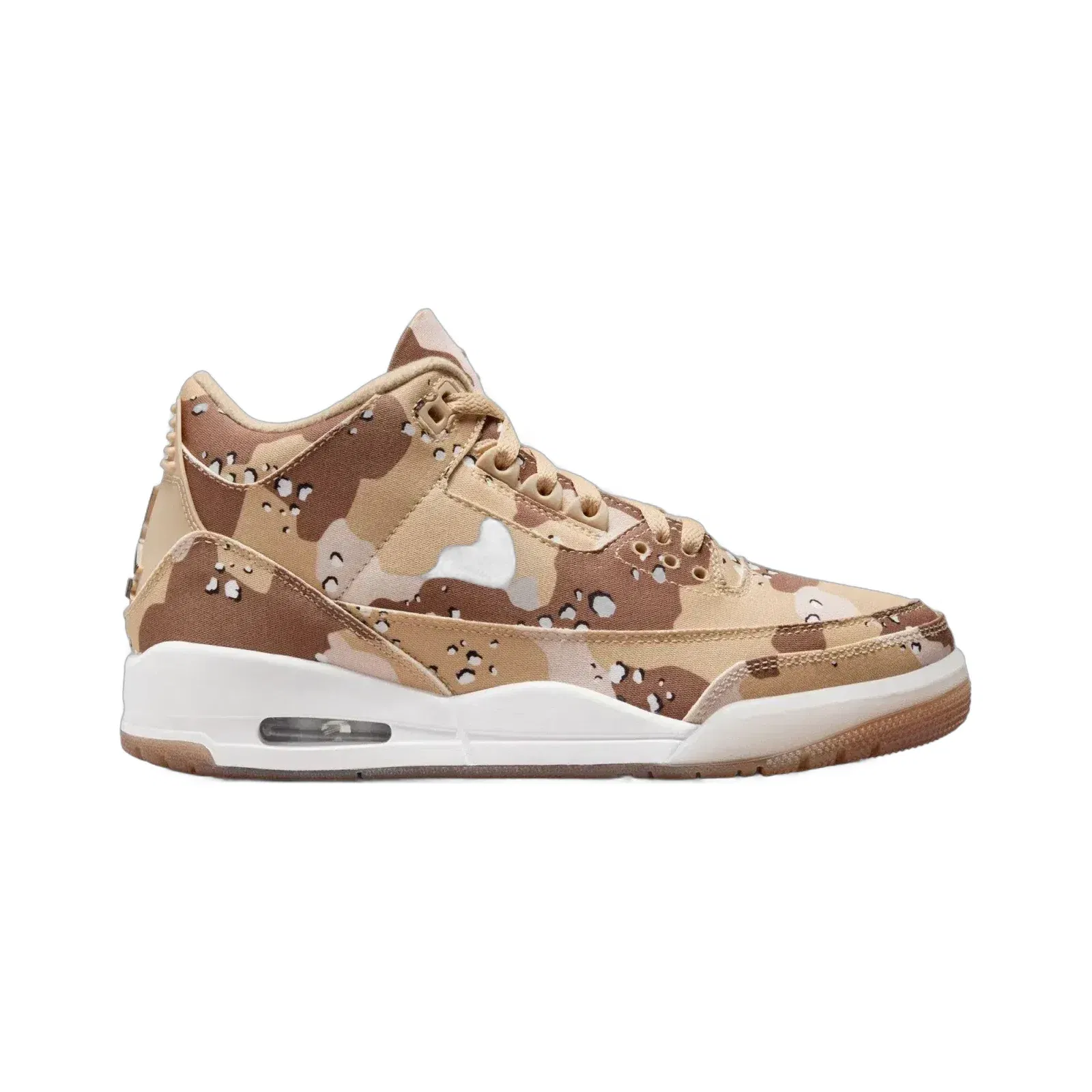 JORDAN AIR JORDAN 3 RETRO TEX DESERT CAMO { DK DRIFTWOOD/SAIL-HEMP-VELVET BROWN