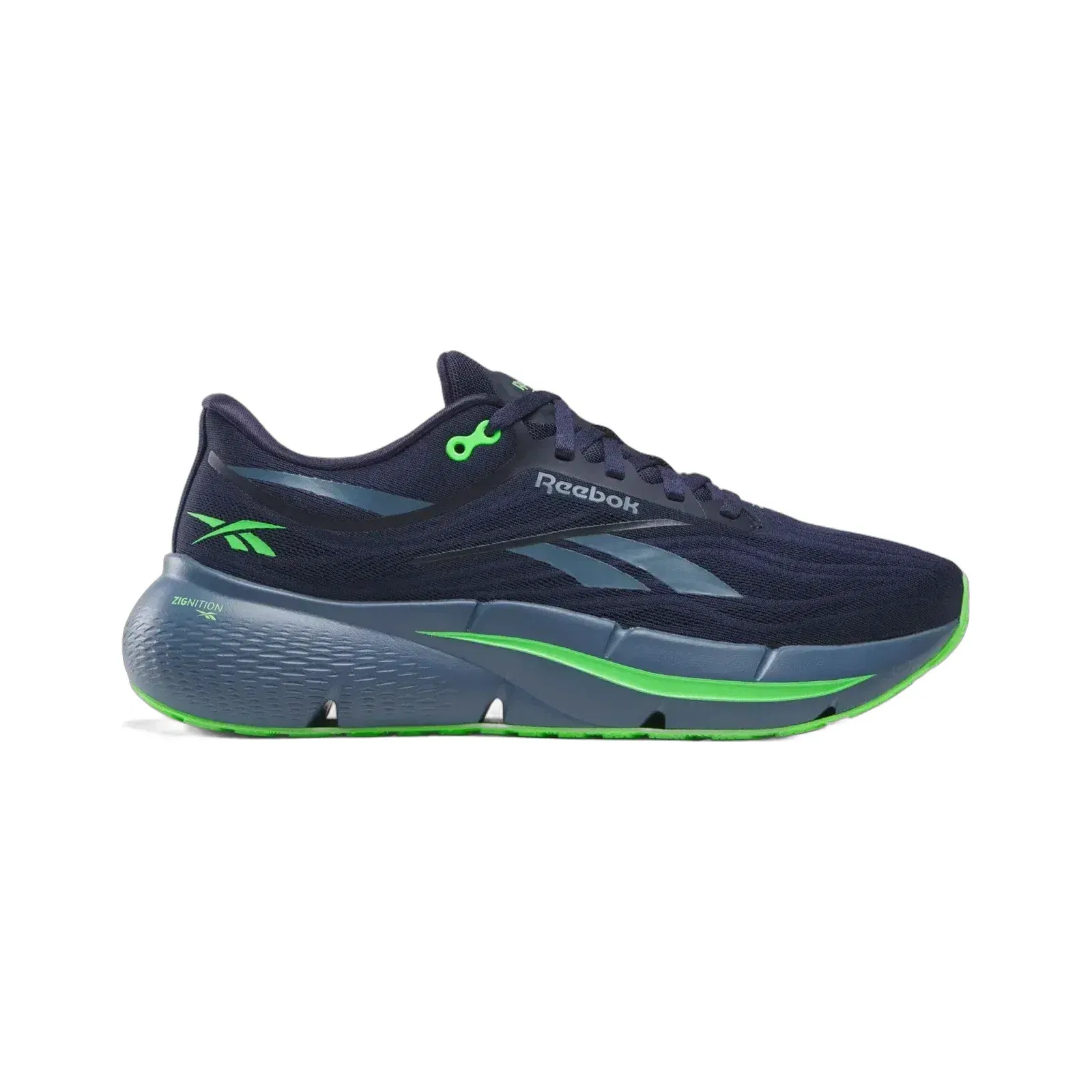 Reebok ZIGNITION { VECTOR NAVY/SHADOW/SOLAR LIME