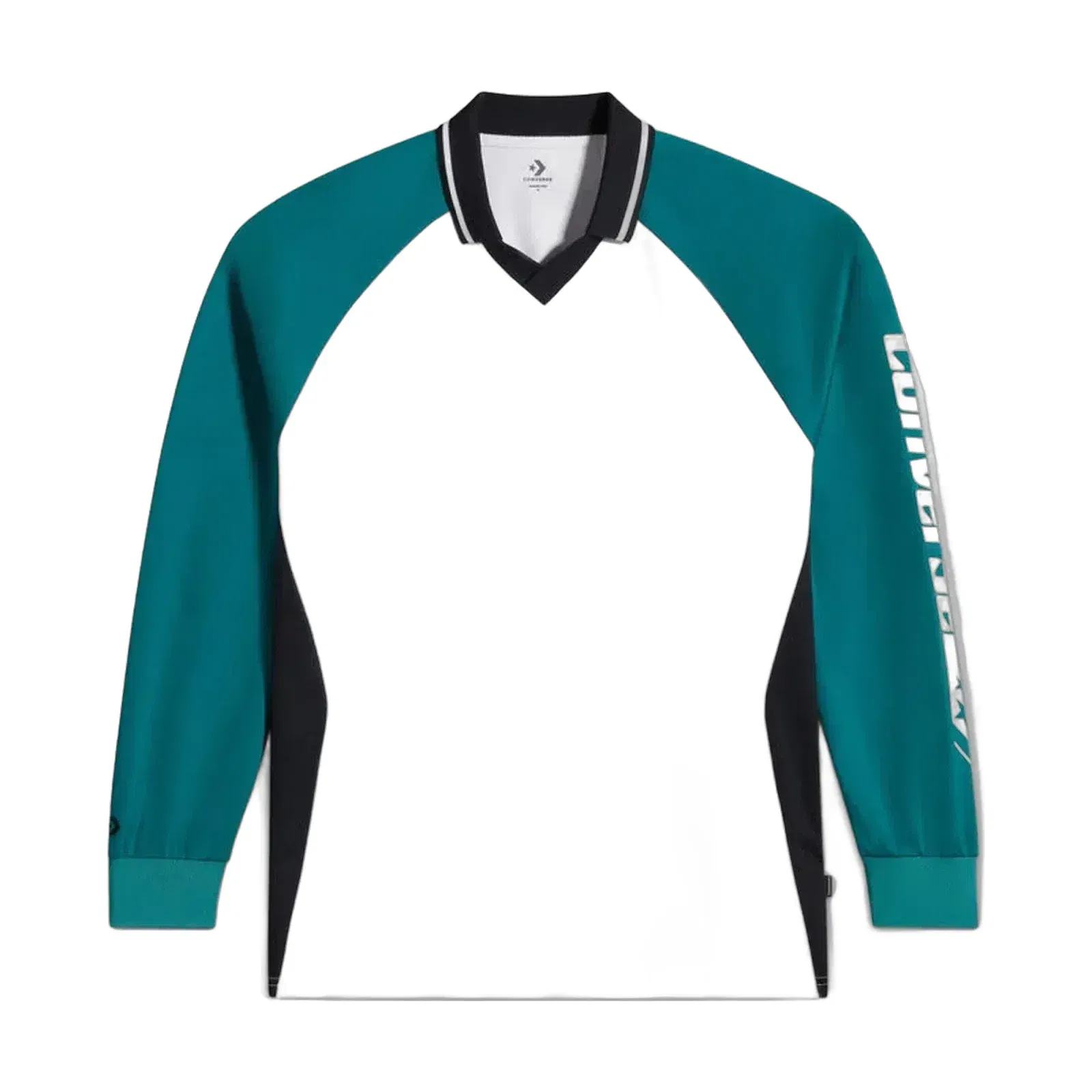 Converse x LIVERPOOL FC LONG-SLEEVE T-SHIRT { GREEN/WHITE