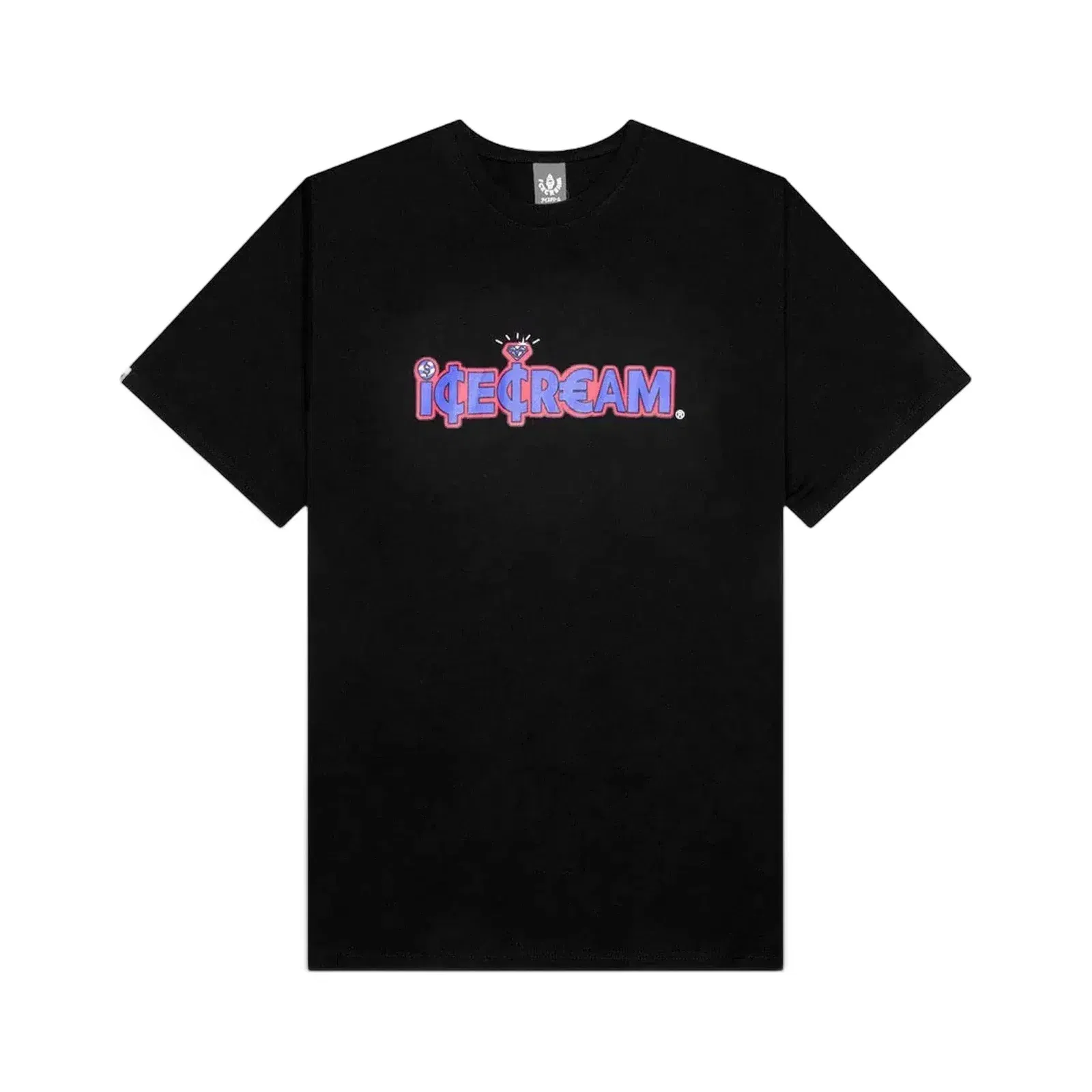Icecream WORD S/S T-Shirt { BLACK