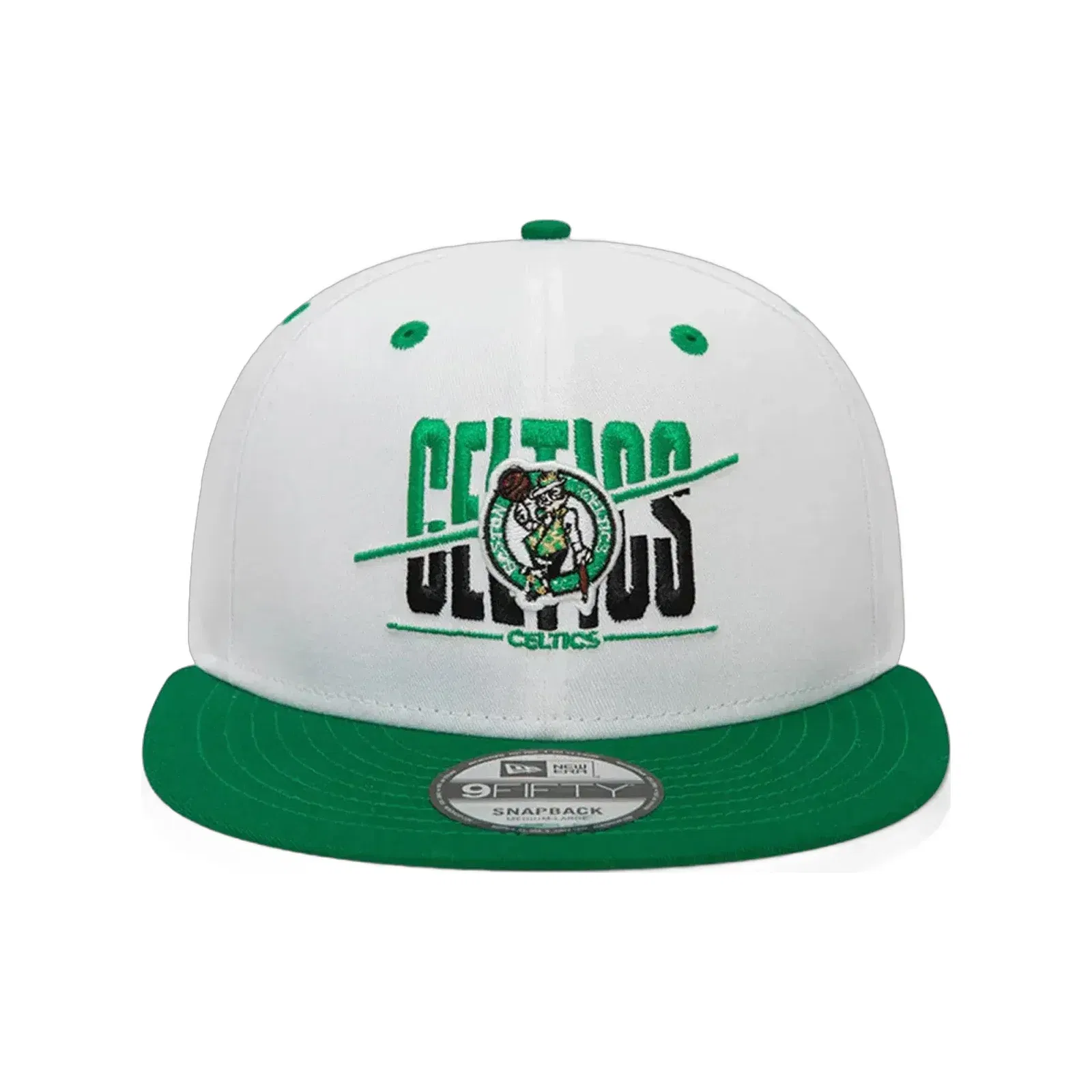 New Era BOSTON CELTICS CROWN 9FIFTY SNAPBACK CAP { WHITE