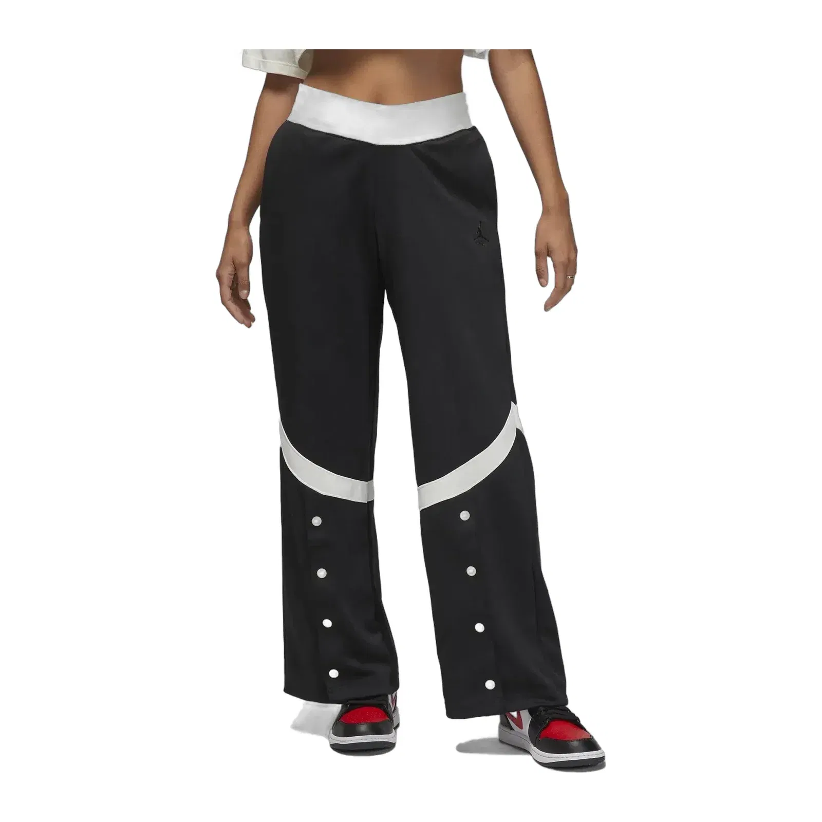 Jordan (HER)ITAGE SUIT PANTS { WHITE/BLACK