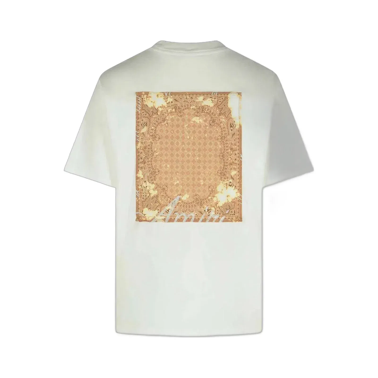 Men's Bandana Cotton T-Shirt White