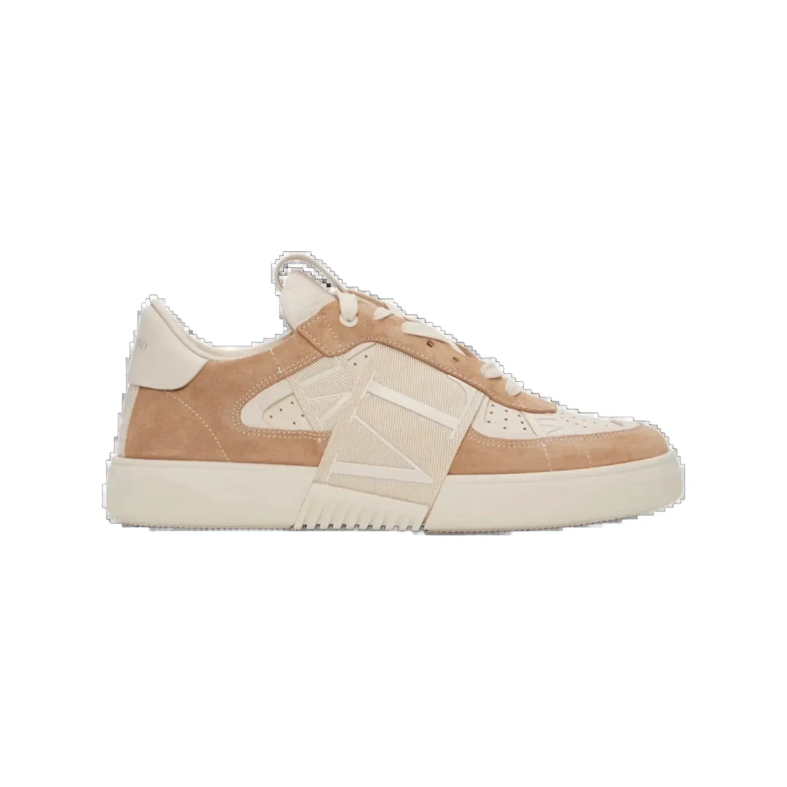 Valentino Garavani Off-White & Tan VL7N Sneakers