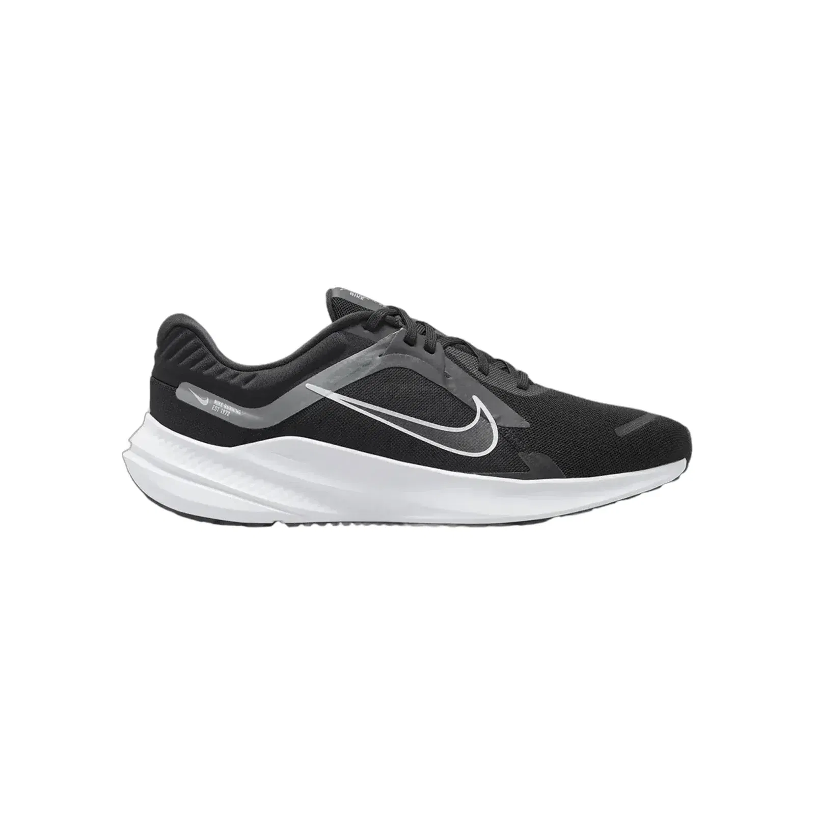 Nike Quest 5 Black White Dark Smoke Grey White