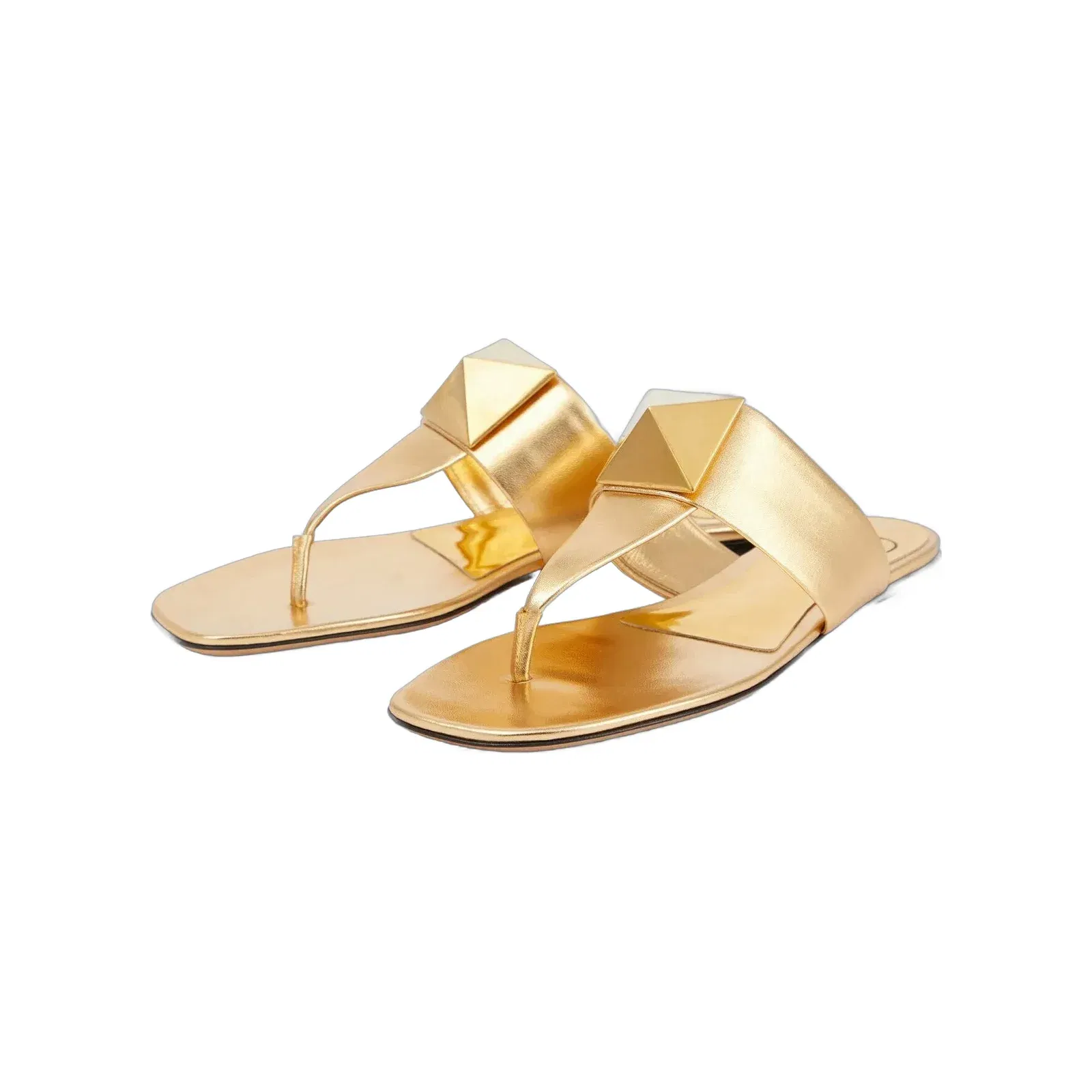 Valentino Garavani One Stud leather thong sandals