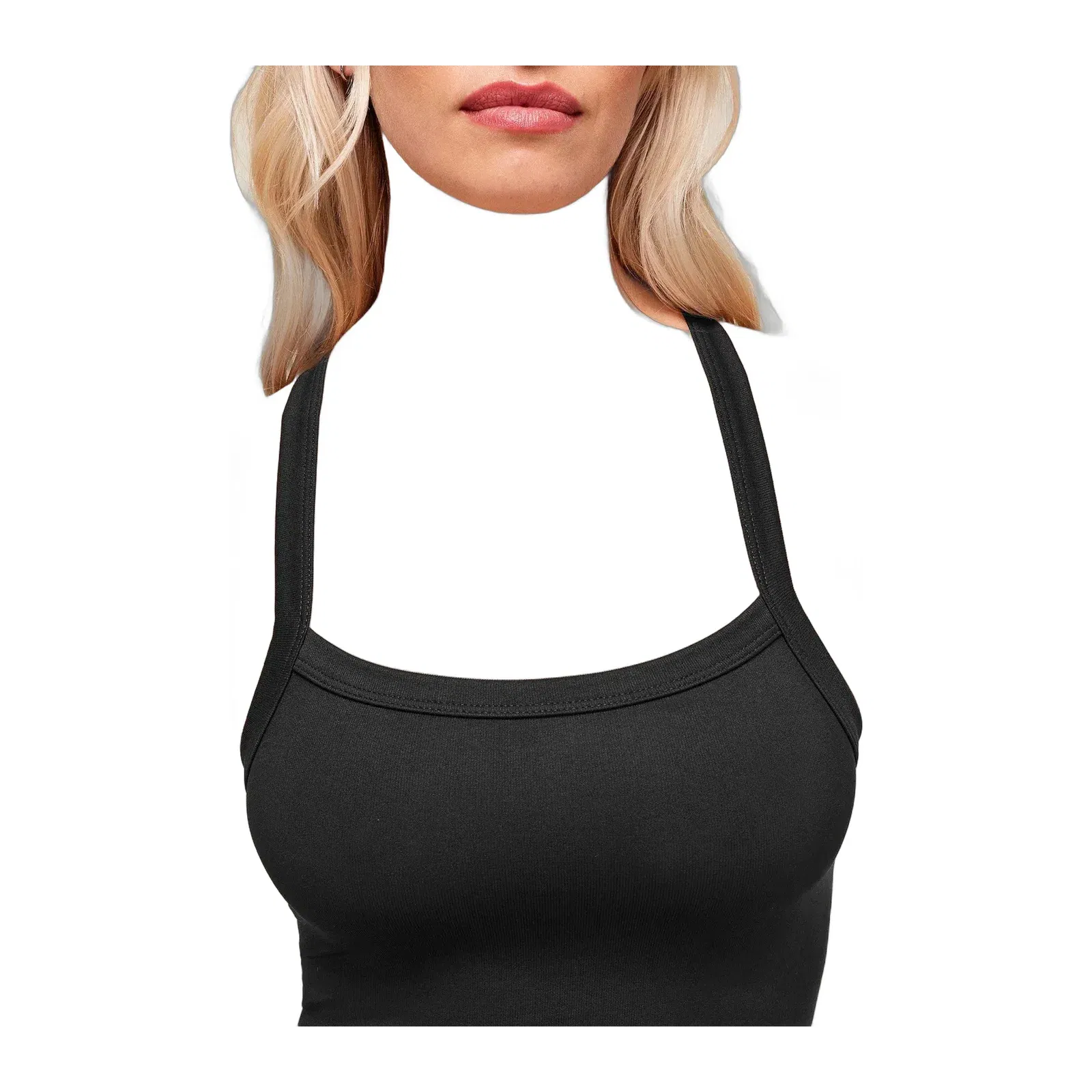 Gymshark Everyday Seamless Ribbed Midi Top - Black