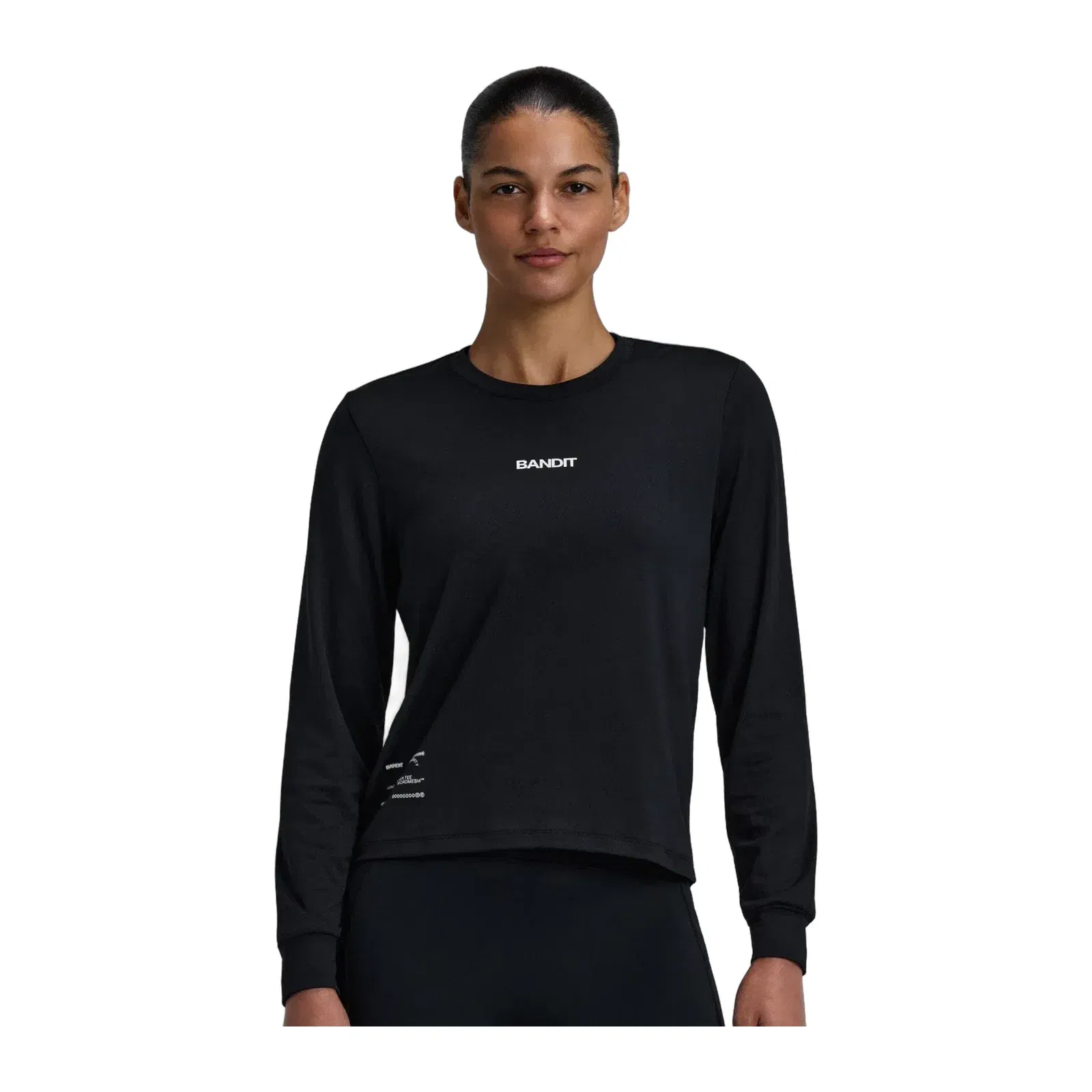 Bandit Womens Micromesh Long Sleeve Black