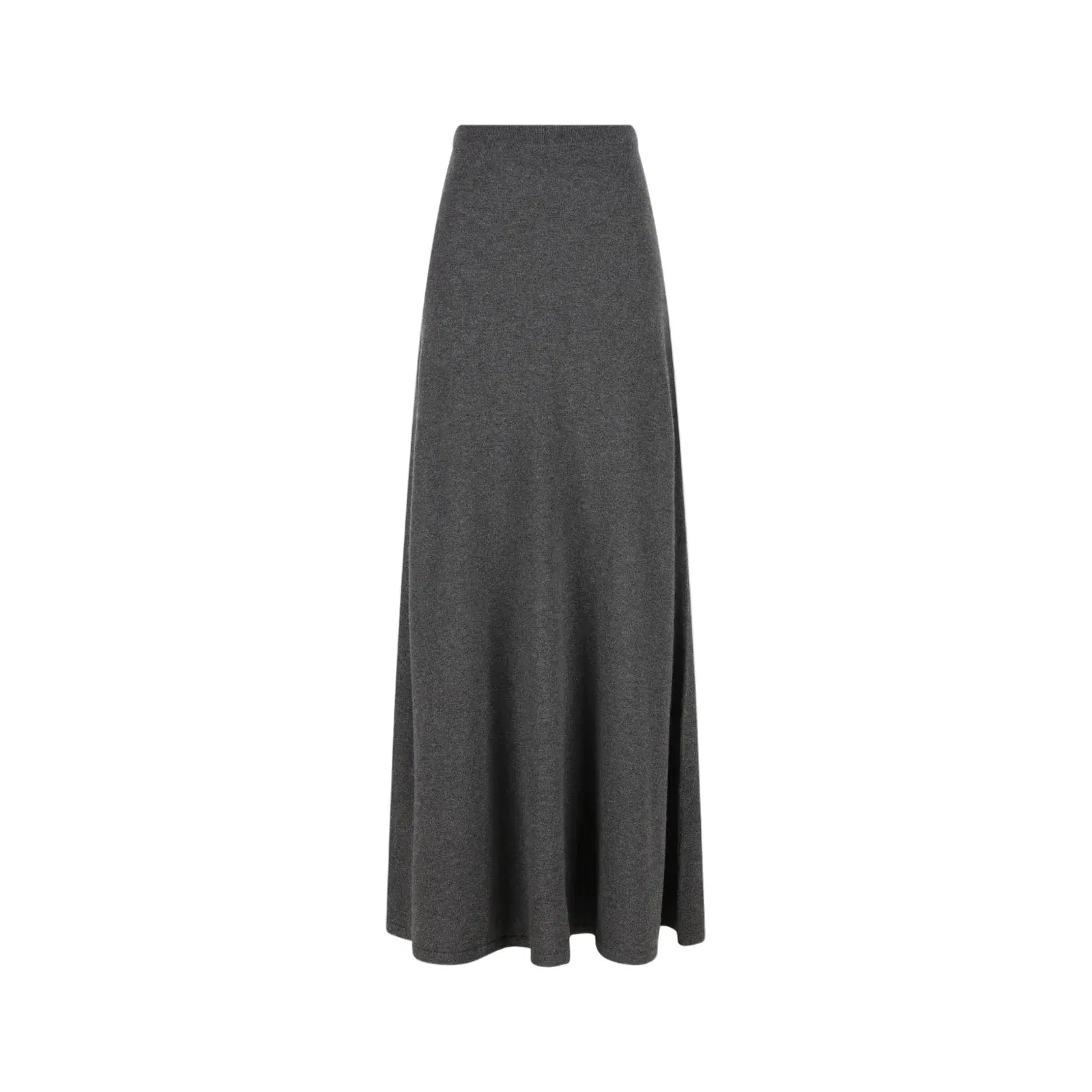 pleated A-line skirt