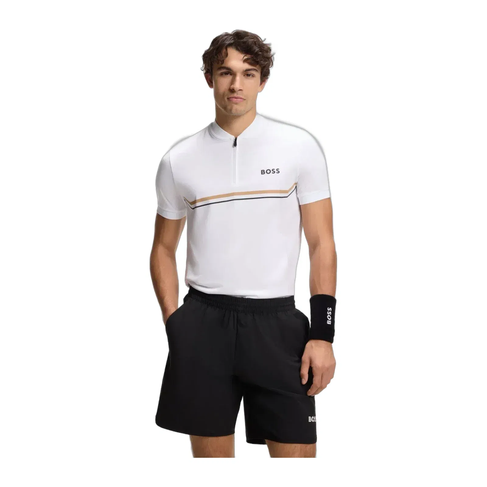 Boss Polo Shirt With Seamless Bodymapping White