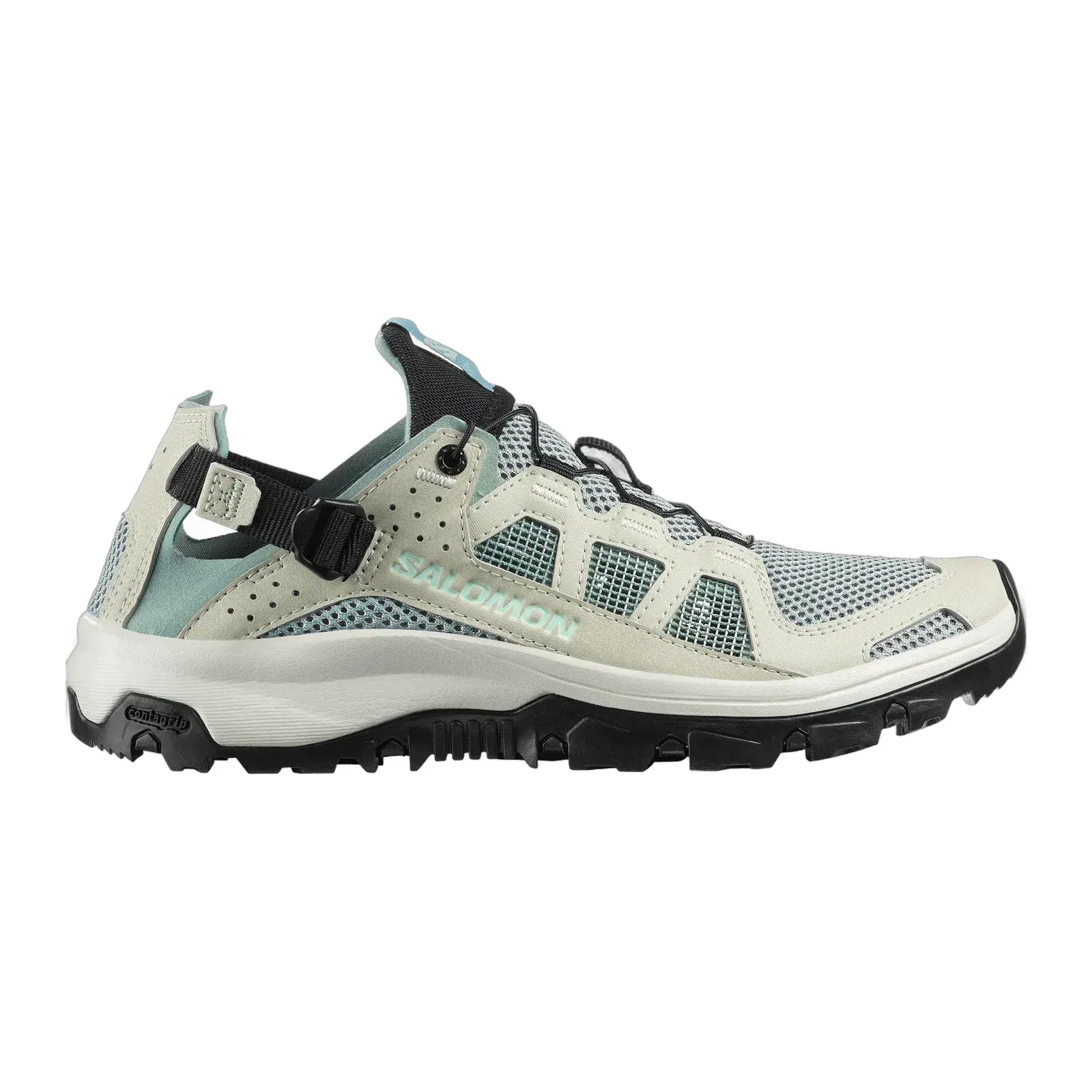 Salomon Techamphibian 5 Sandals, Water Shoes & Recovery Shoes Womens Green Milieu