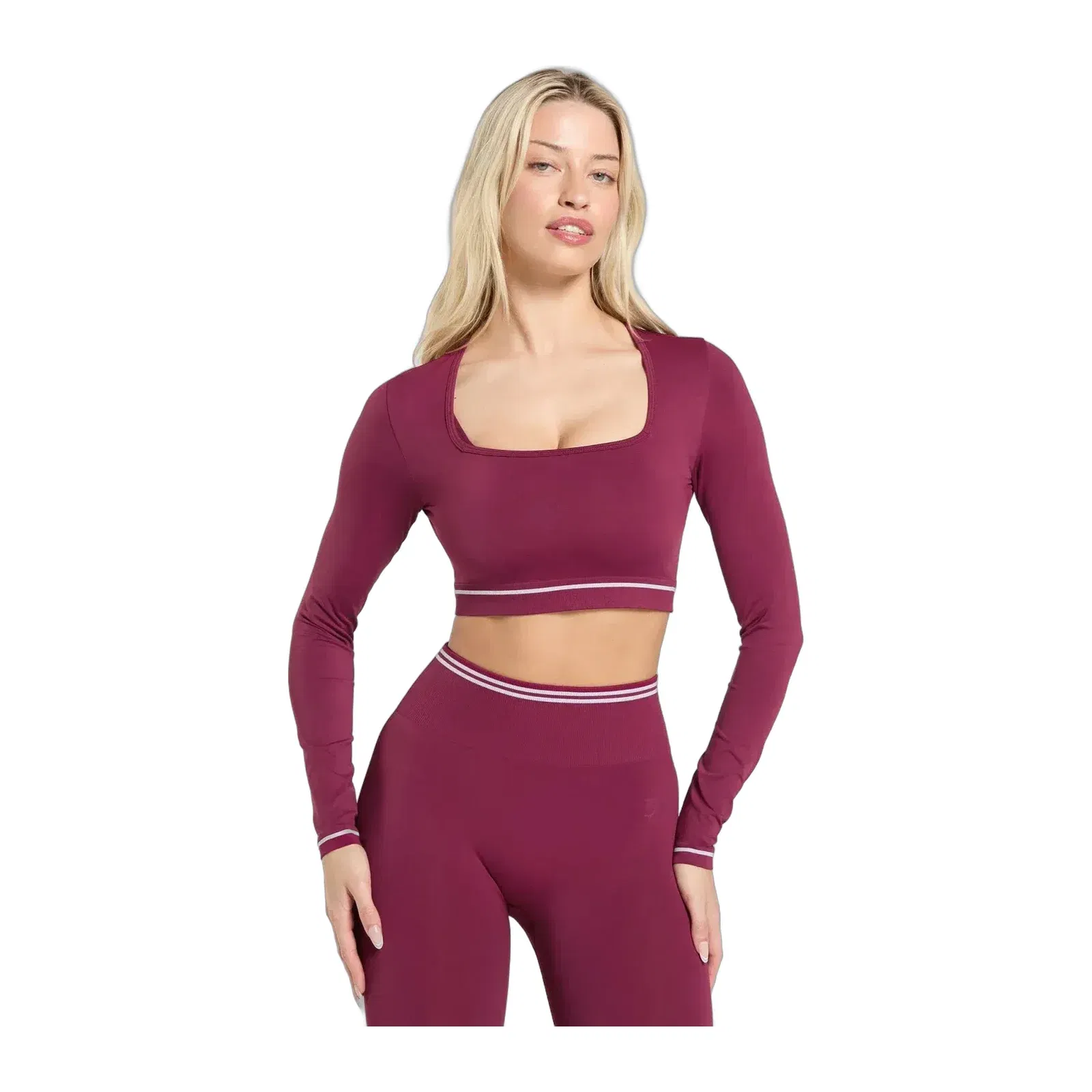 Women's Gymshark Contrast Seamless Crop Top Strong Pink
