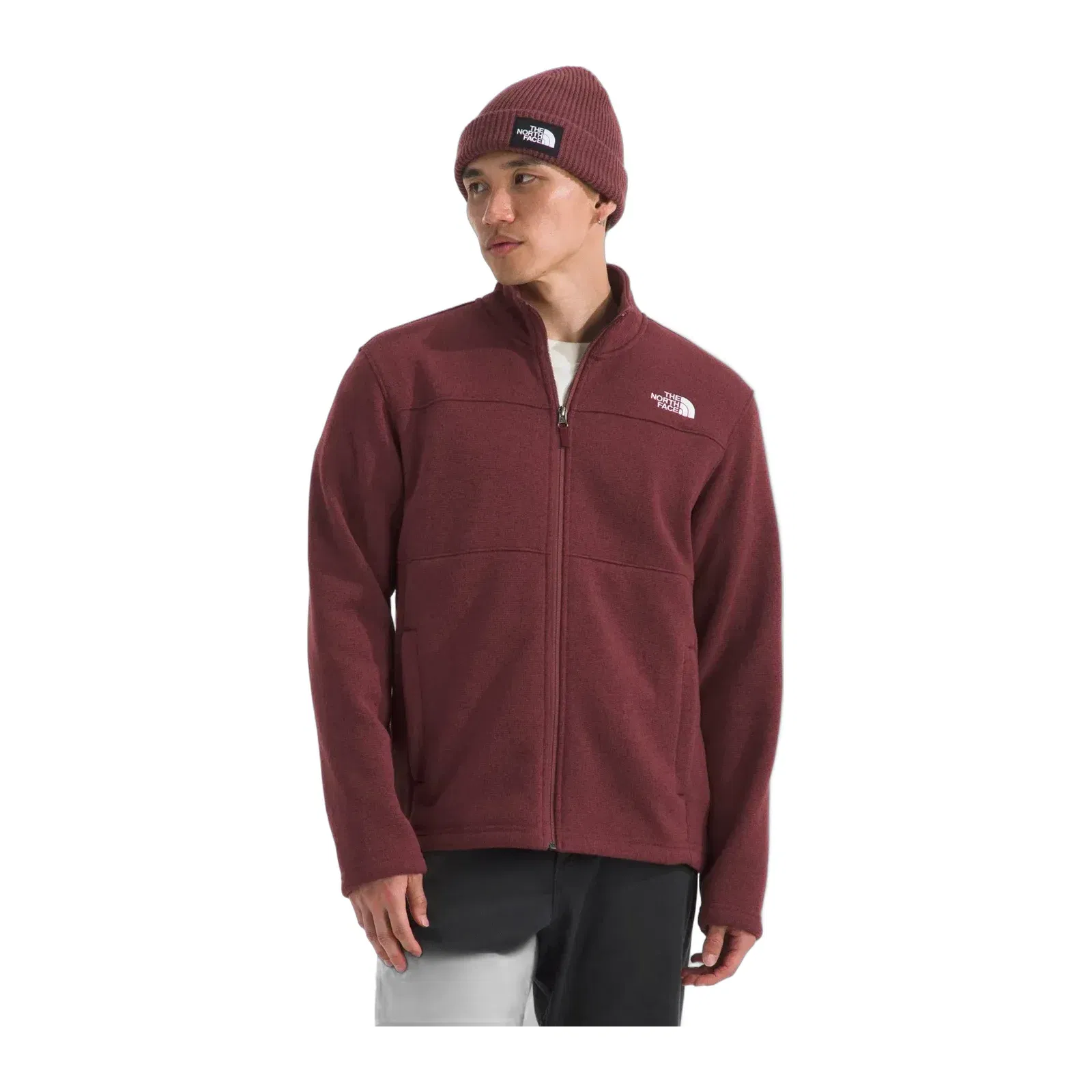 The North Face Men’s Gordon Lyons Full-Zip Jacket Sumac Heather