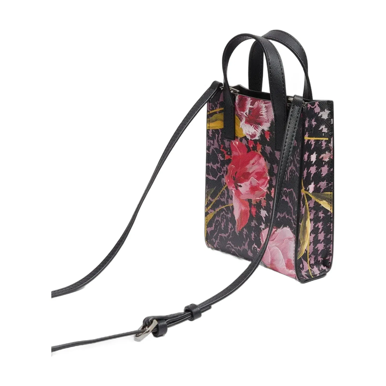 Ted Baker Talura Floral Check Print Mini Icon Tote Bag Women's