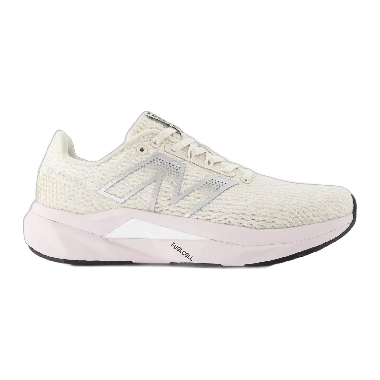 New Balance Fuelcell Propel V5 Linen With Pink Granite And Sea Salt Womens Linen With Pink Granite And Sea Salt