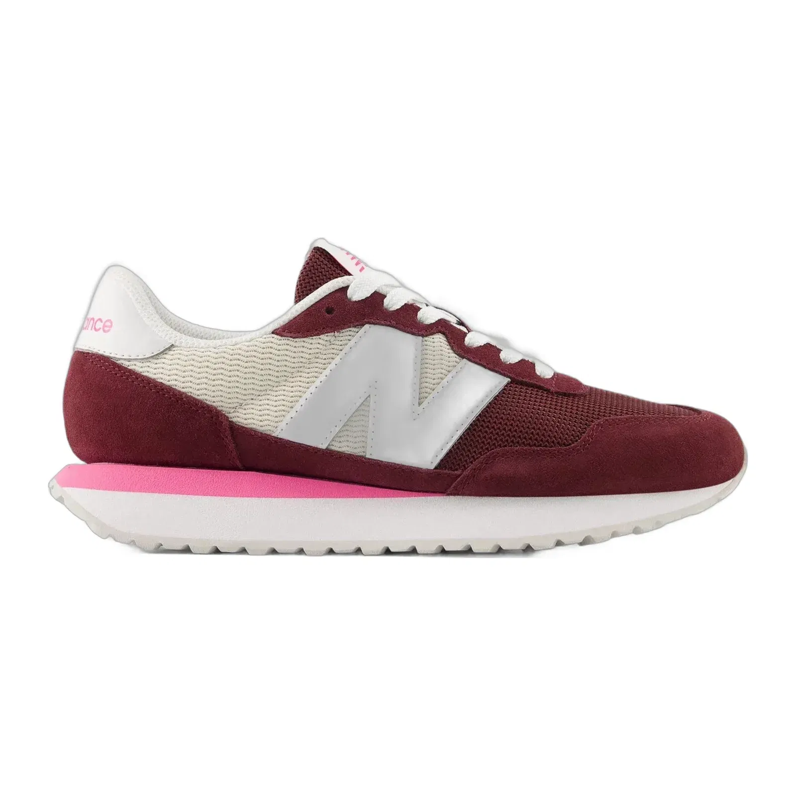 New Balance 237 Nb Burgundy With Linen And Pink Heat Womens Nb Burgundy With Linen And Pink Heat