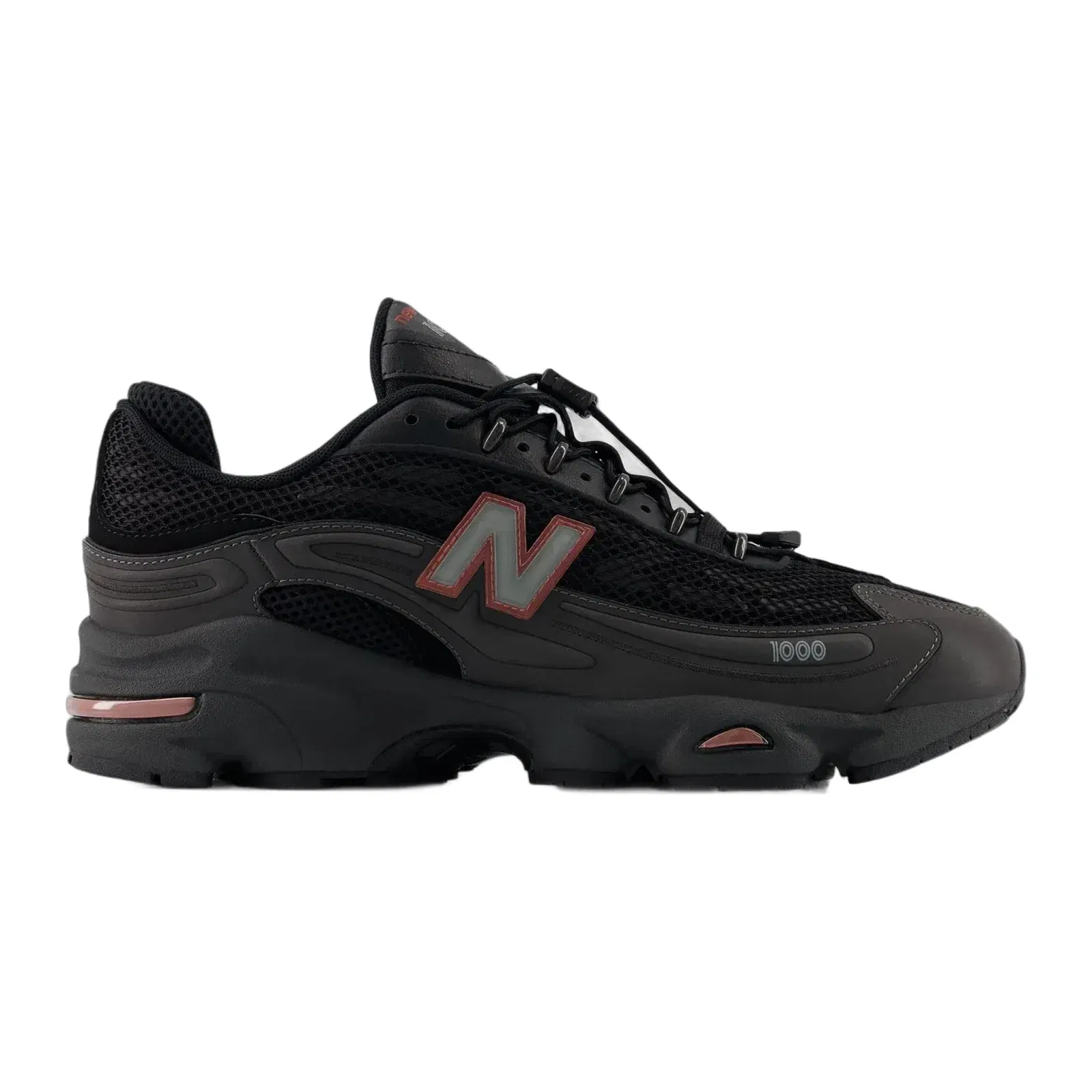 New Balance 1000G Black Metallic With Red Rock Black Metallic With Red Rock