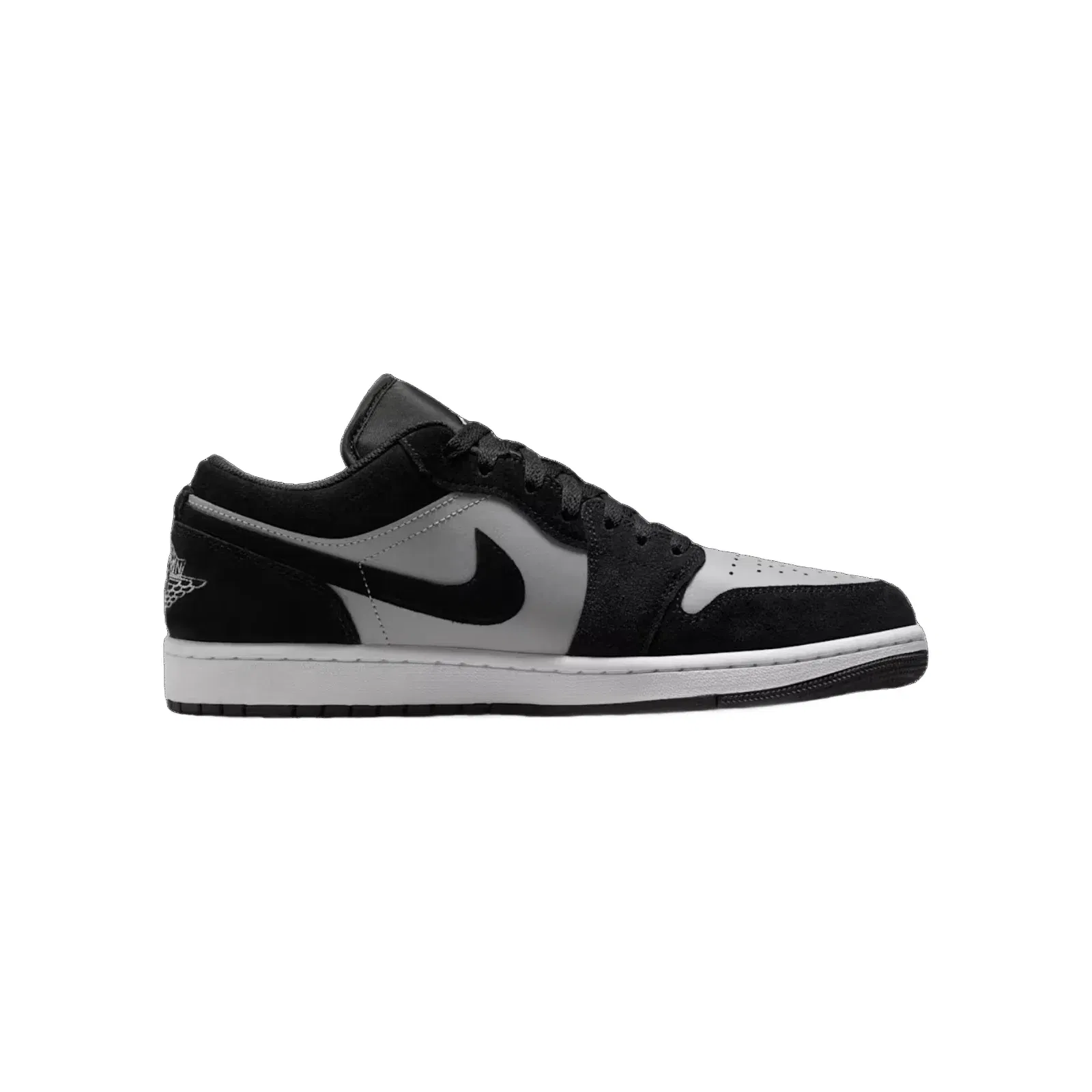 Air Jordan 1 Low Black/Light Smoke Grey/White